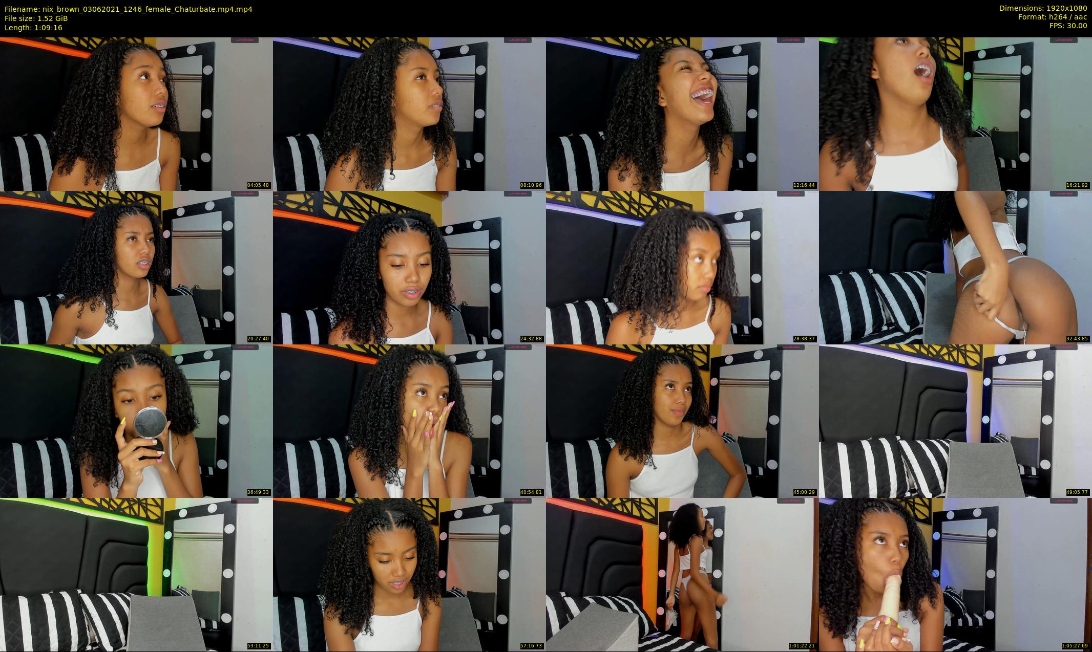 nix_brown — 70 minute Chaturbate female cam show recording, 1080p, Jun 3, 2021