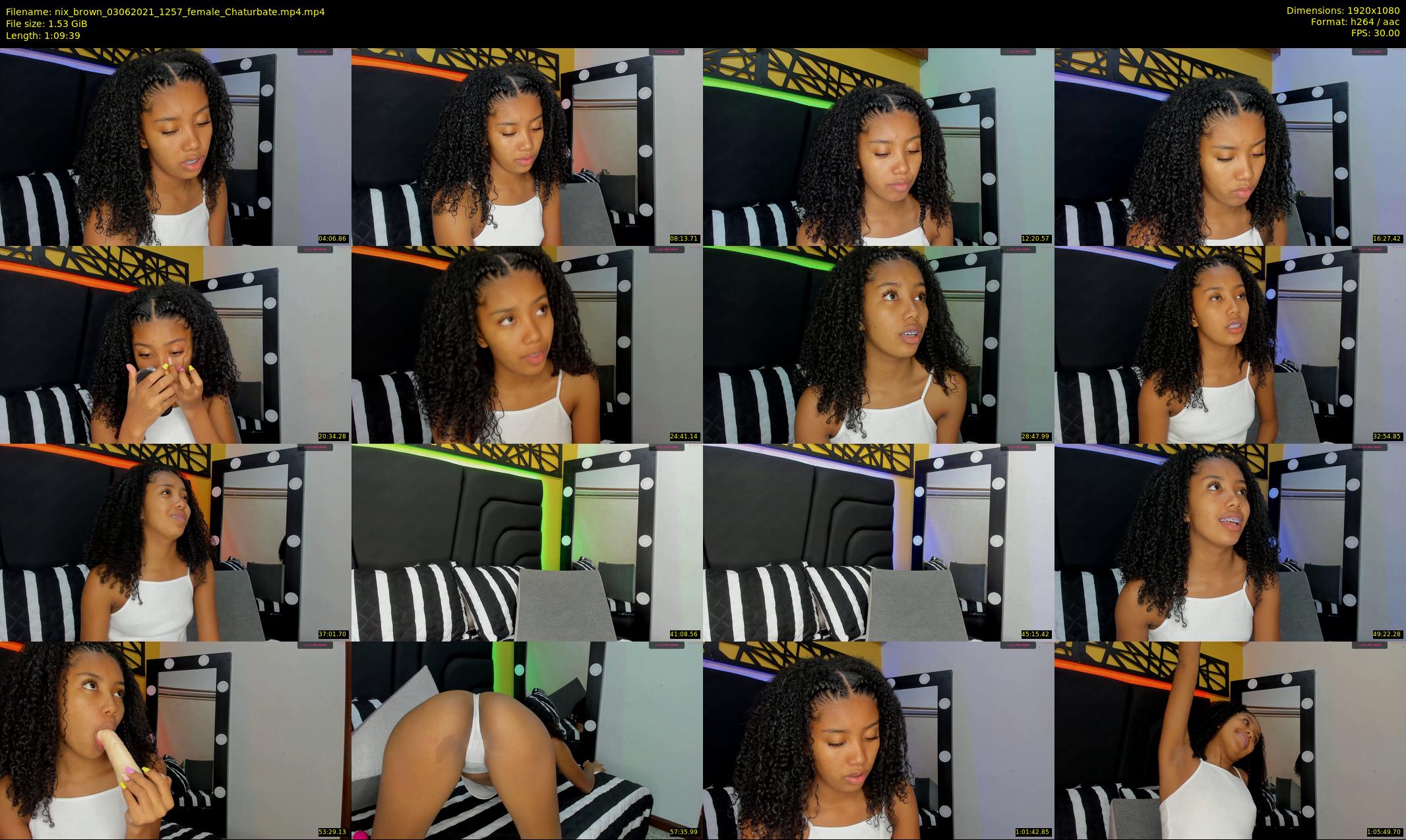 nix_brown — 70 minute Chaturbate female cam show recording, 1080p, Jun 3, 2021