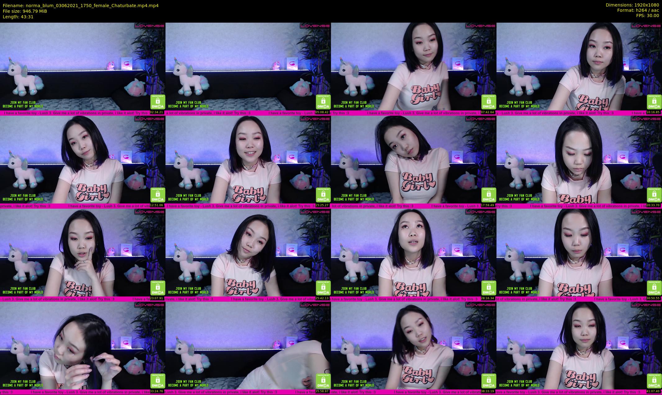 norma_blum — 44 minute Chaturbate female cam show recording, 1080p, Jun 3, 2021