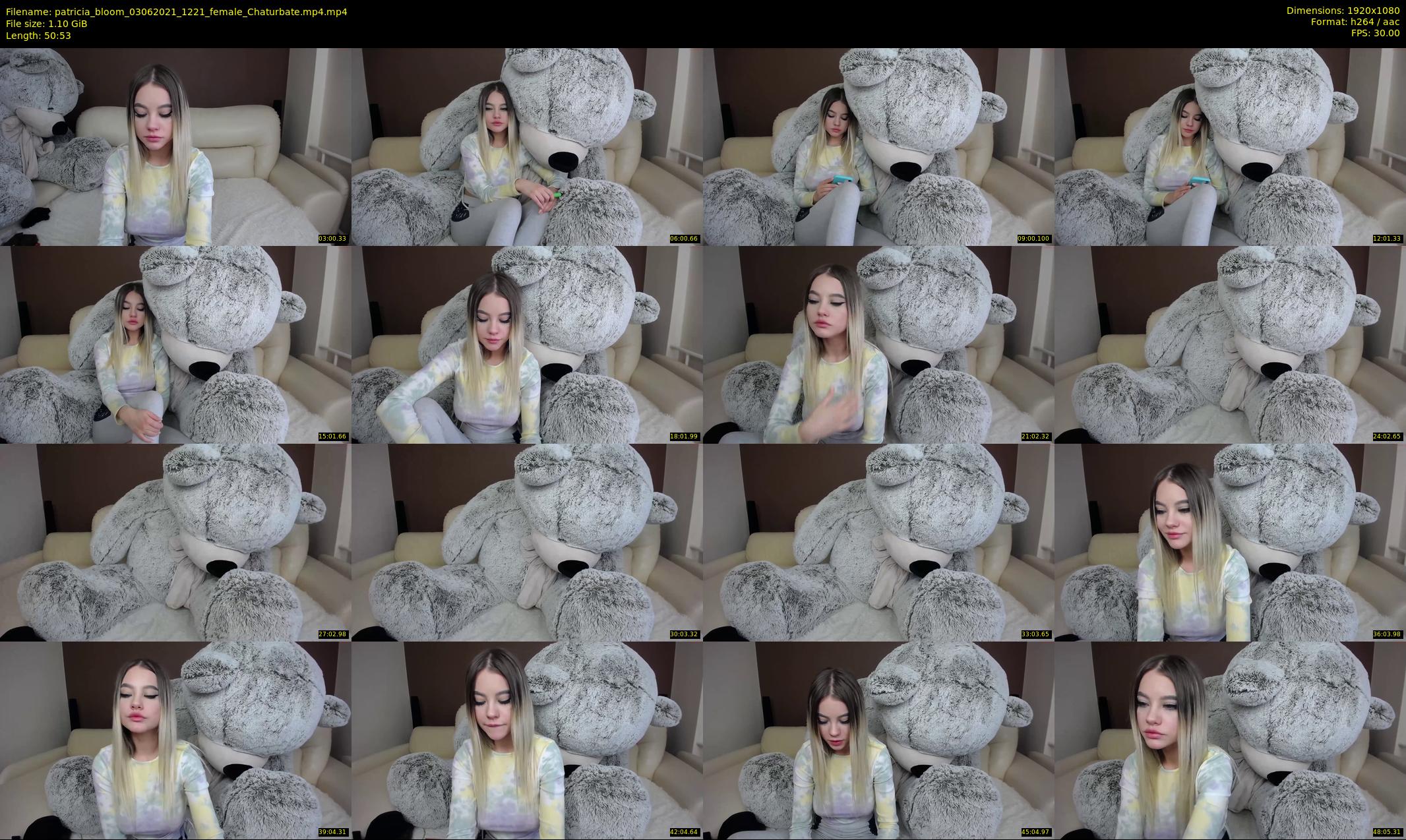 patricia_bloom — 51 minute Chaturbate female cam show recording, 1080p, Jun 3, 2021