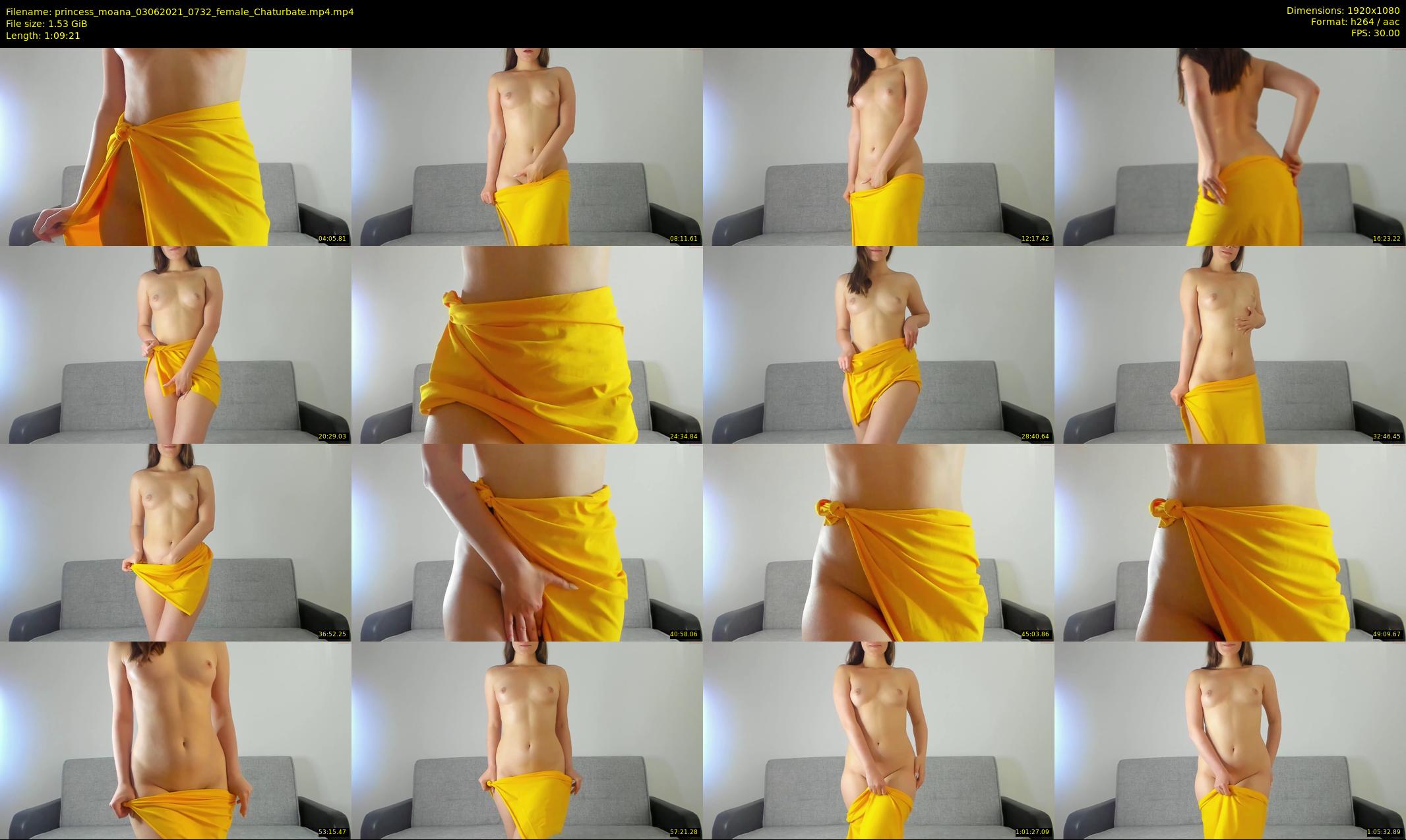 princess_moana — 70 minute Chaturbate female cam show recording, 1080p, Jun 3, 2021