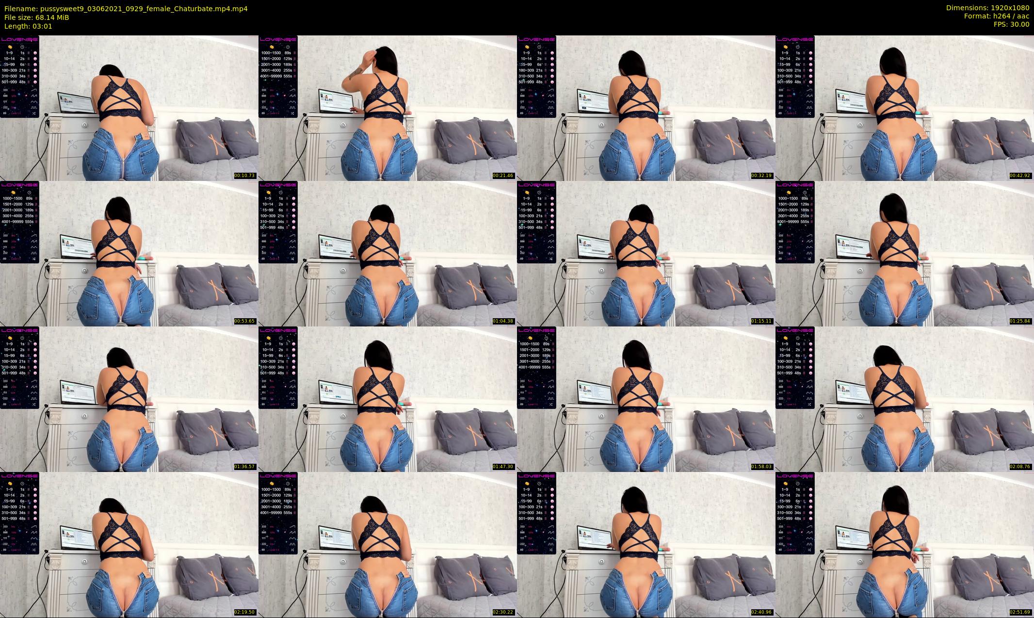 pussysweet9 — 4 minute Chaturbate female cam show recording, 1080p, Jun 3, 2021