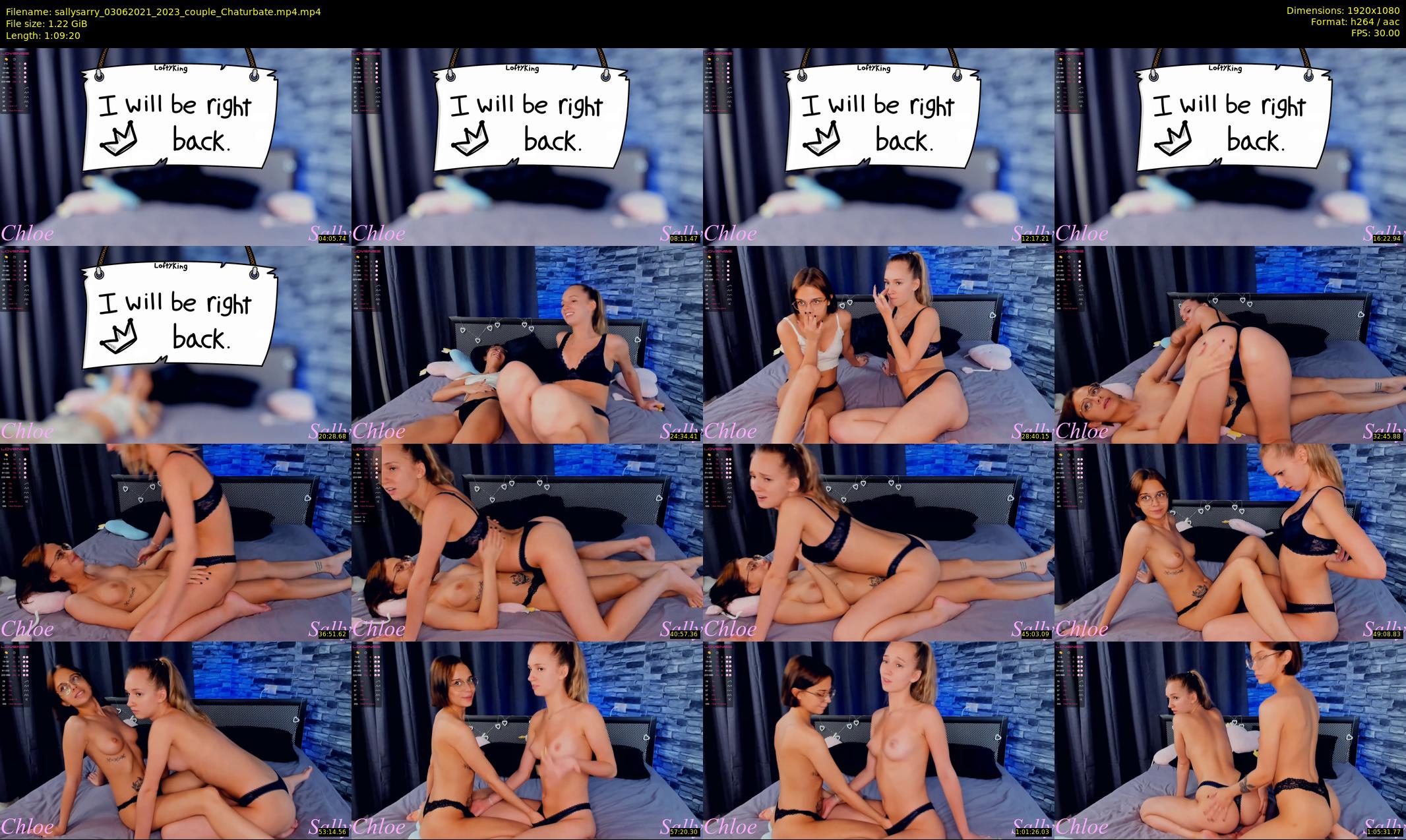 sallysarry — 70 minute Chaturbate couple cam show recording, 1080p, Jun 3, 2021