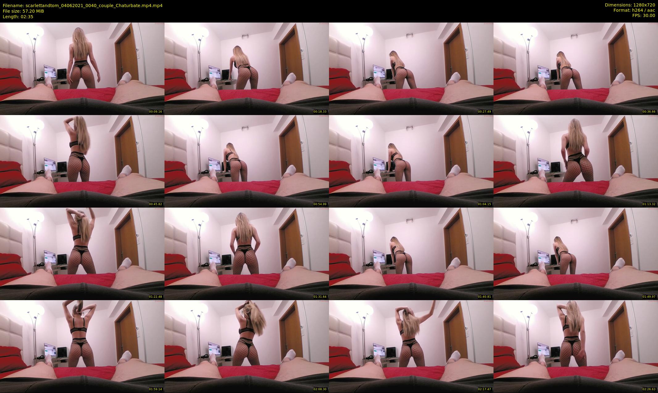scarlettandtom — 3 minute Chaturbate couple cam show recording, 720p, Jun 4, 2021