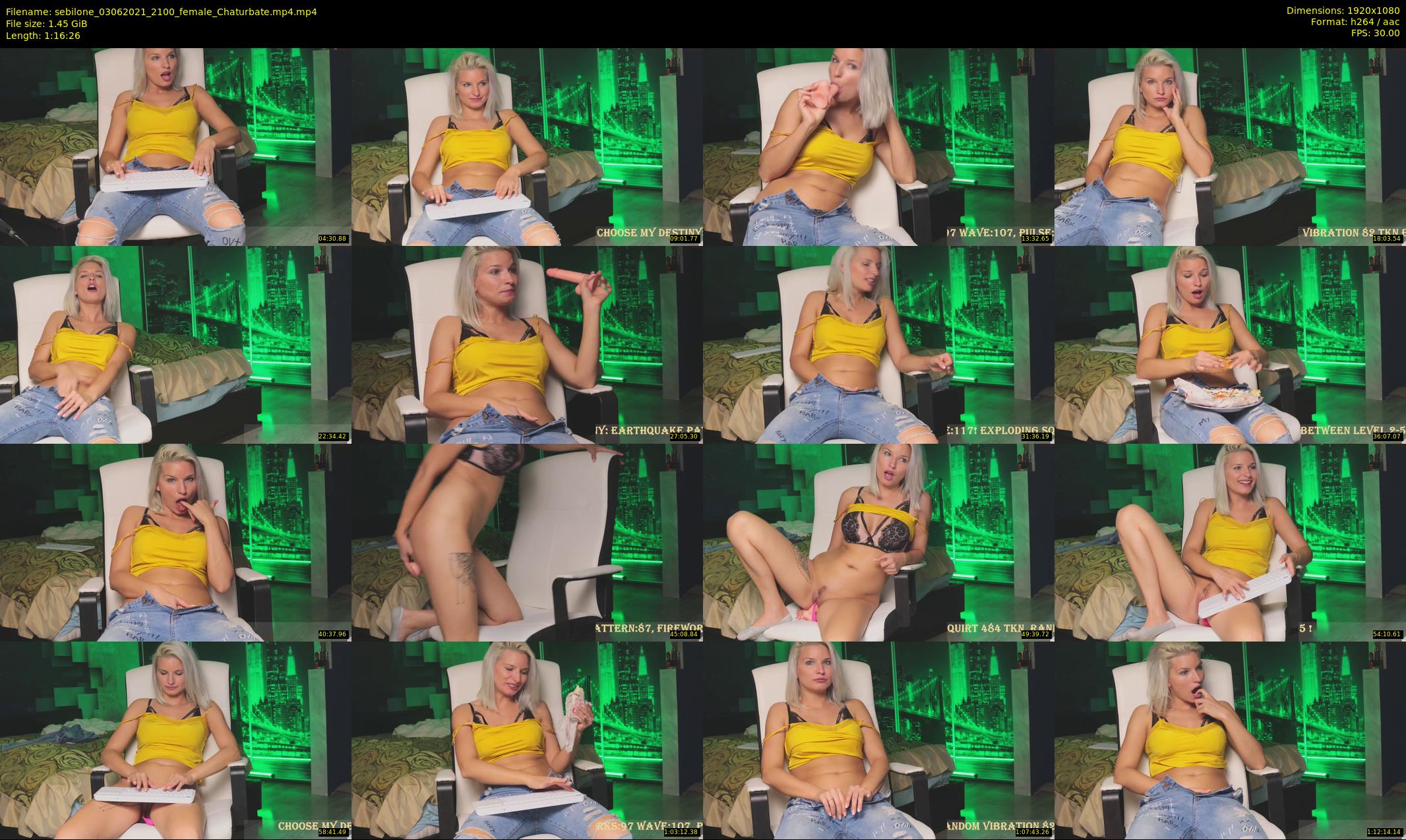 sebilone — 77 minute Chaturbate couple cam show recording, 1080p, Jun 3, 2021
