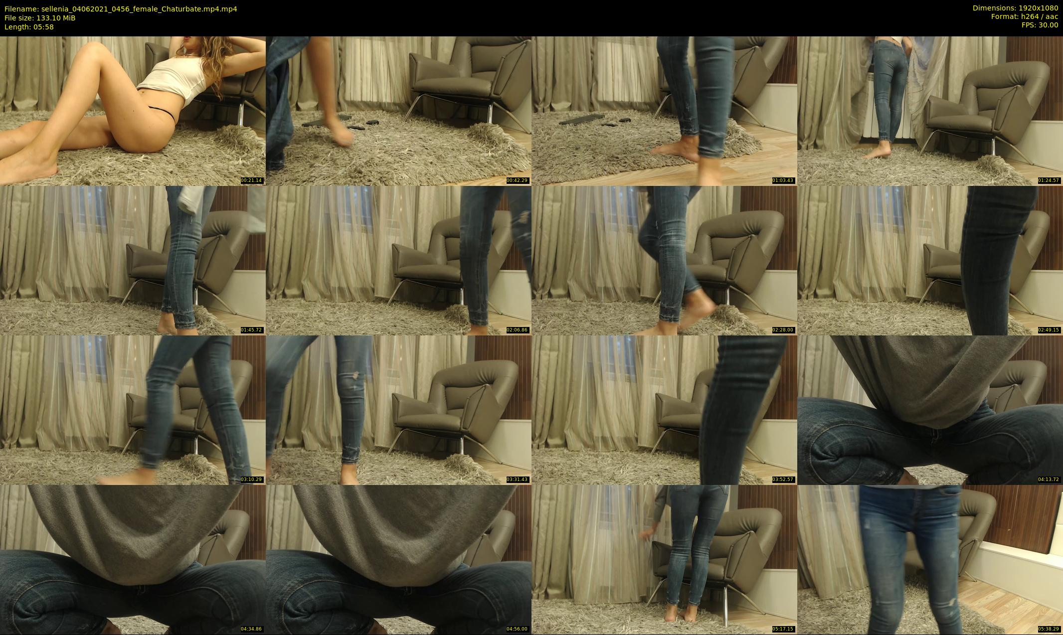 sellenia — 6 minute Chaturbate female cam show recording, 1080p, Jun 4, 2021