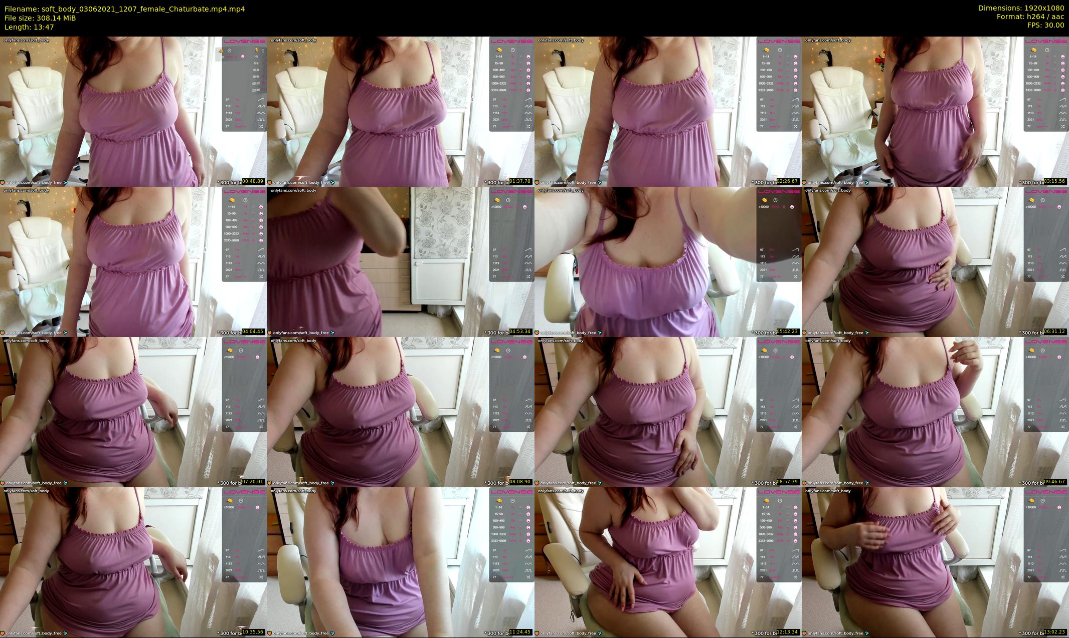 soft_body — 14 minute Chaturbate female cam show recording, 1080p, Jun 3, 2021