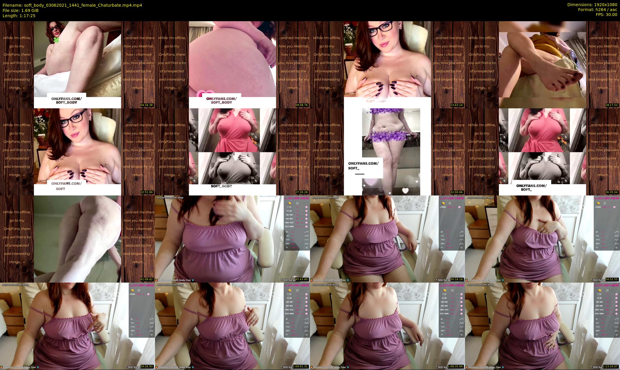 soft_body — 78 minute Chaturbate female cam show recording, 1080p, Jun 3, 2021