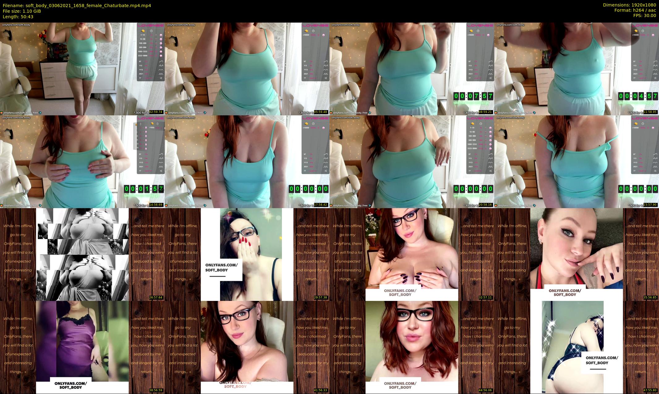soft_body — 51 minute Chaturbate female cam show recording, 1080p, Jun 3, 2021