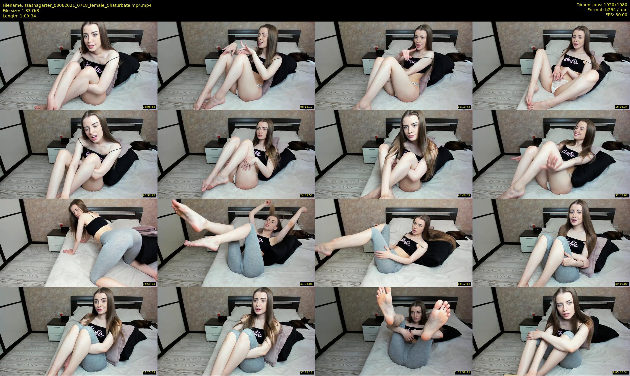 ssashagarter — 70 minute Chaturbate female cam show recording, 1080p, Jun 3, 2021