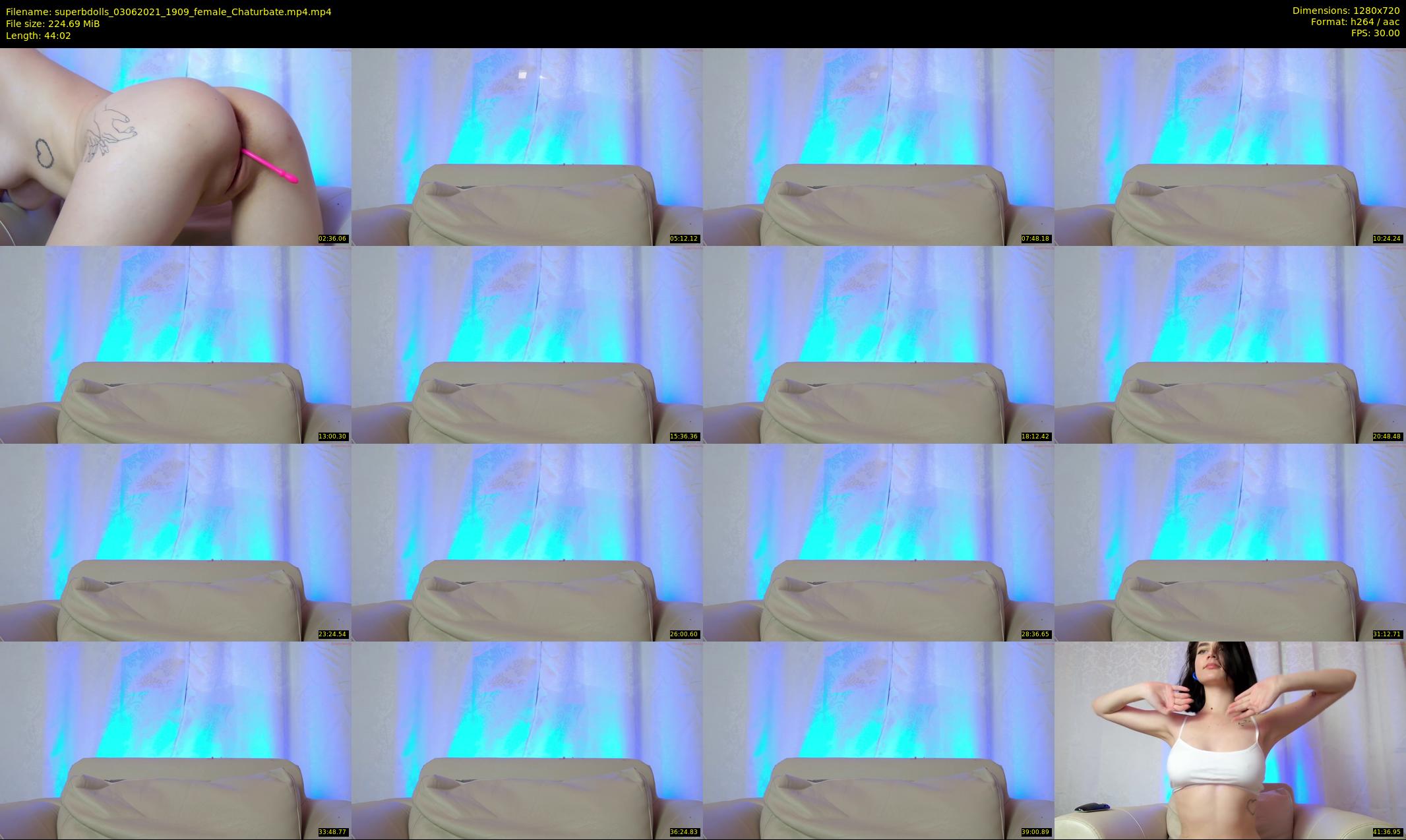 superbdolls — 45 minute Chaturbate couple cam show recording, 720p, Jun 3, 2021