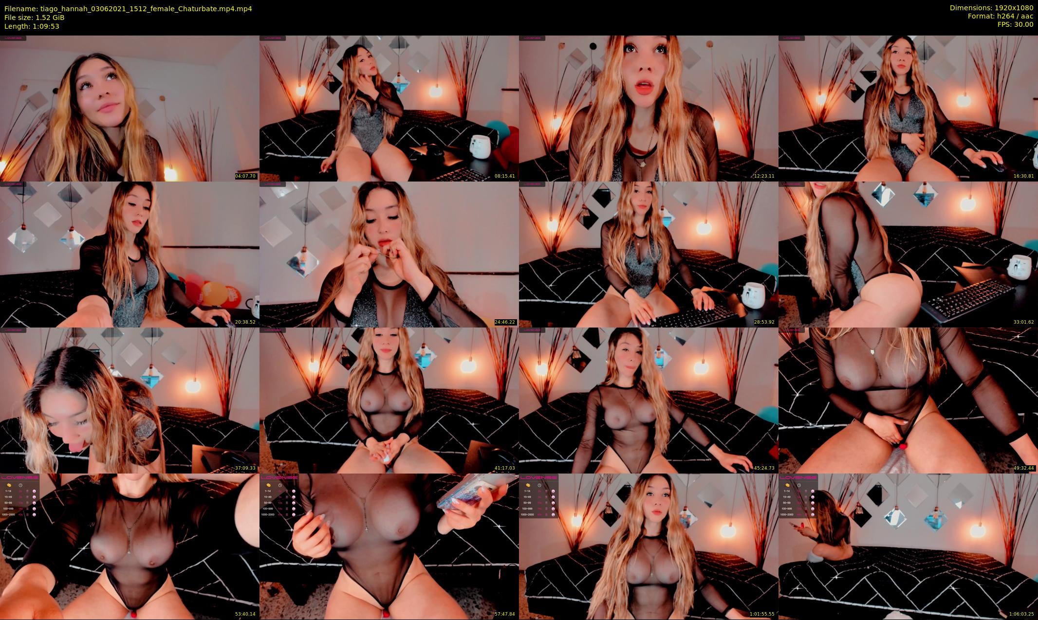 tiago_hannah — 70 minute Chaturbate couple cam show recording, 1080p, Jun 3, 2021