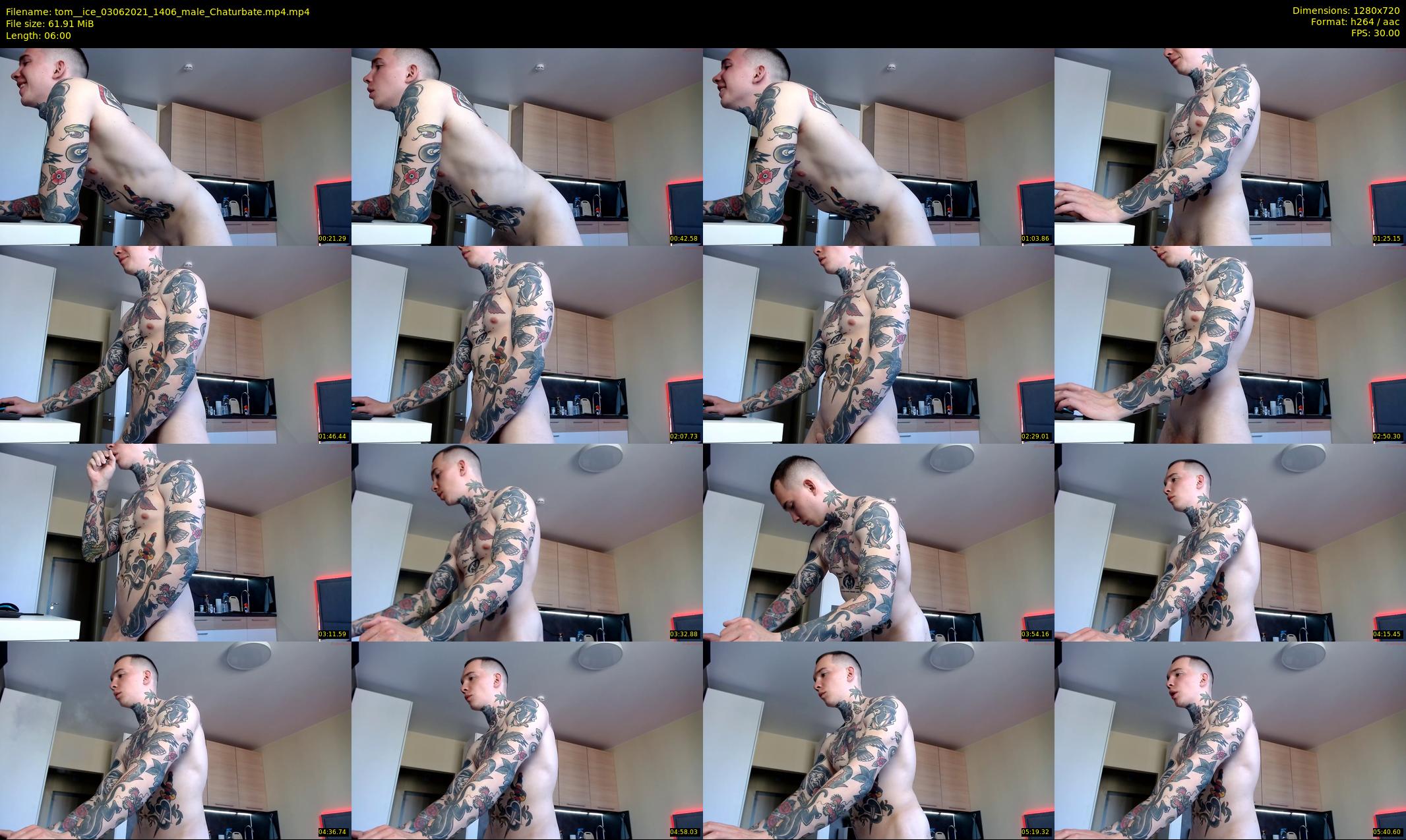 tom__ice — 6 minute Chaturbate male cam show recording, 720p, Jun 3, 2021