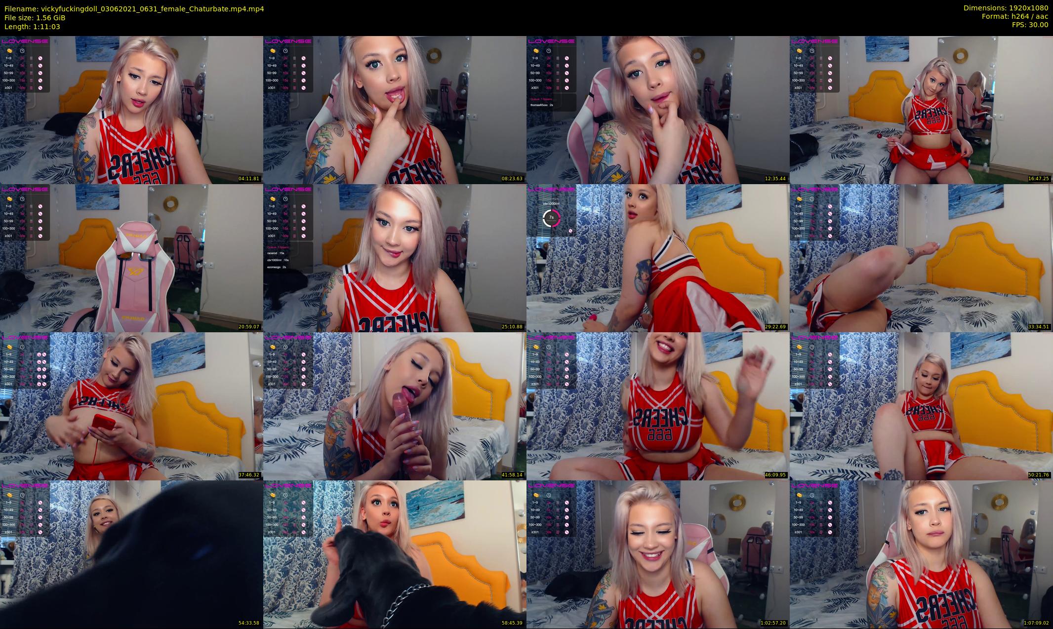 vickyfuckingdoll — 72 minute Chaturbate female cam show recording, 1080p, Jun 3, 2021