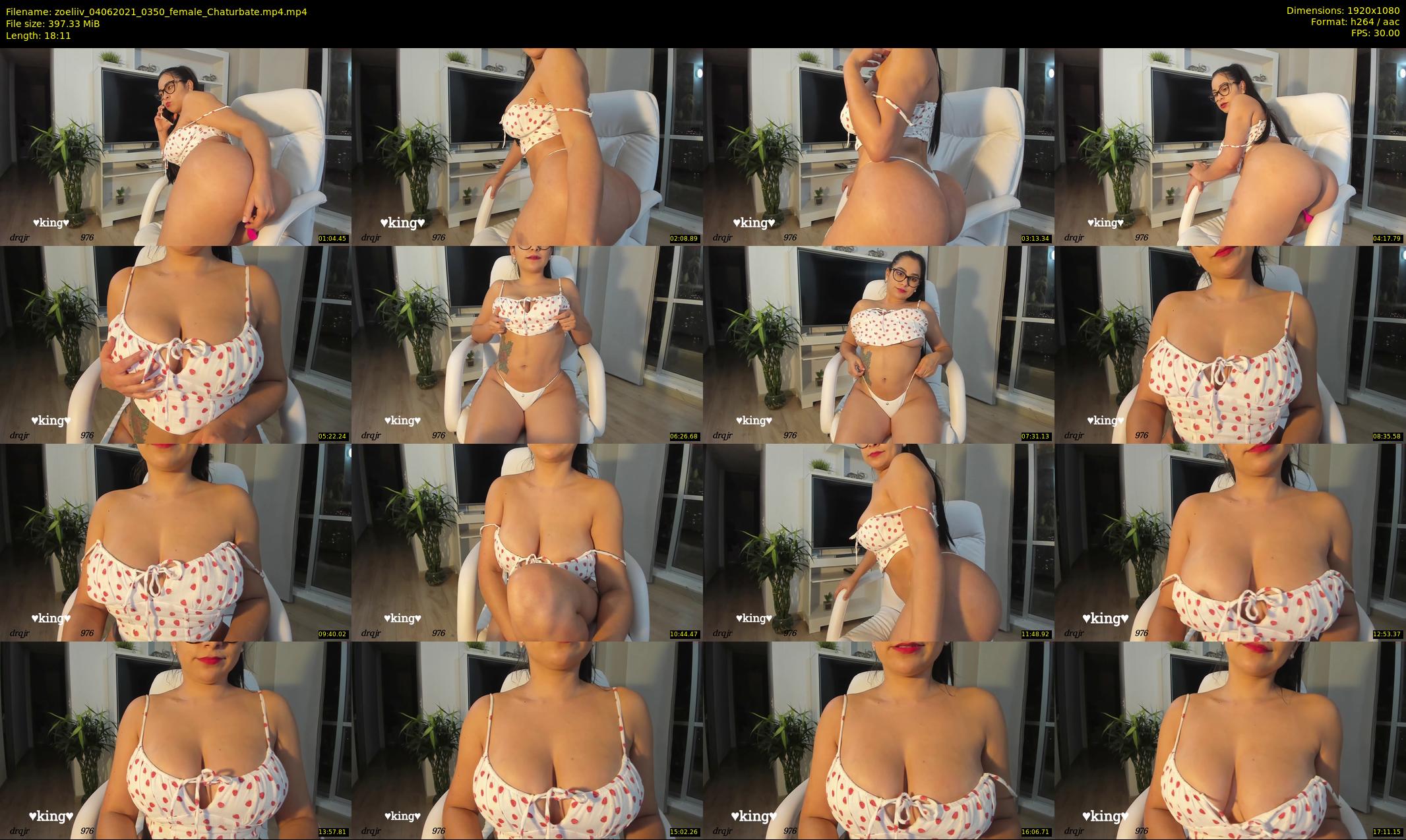 zoeliiv — 19 minute Chaturbate female cam show recording, 1080p, Jun 4, 2021