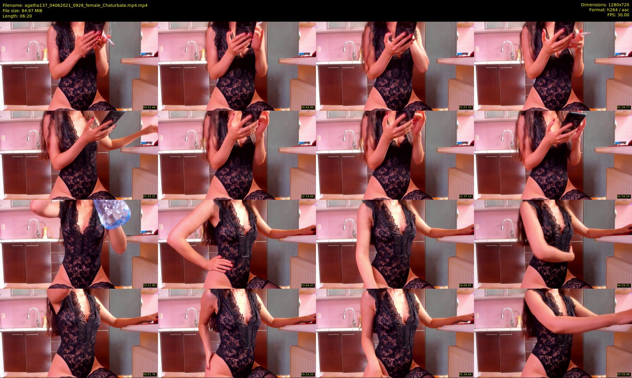 agatha137 — 7 minute Chaturbate female cam show recording, 720p, Jun 4, 2021