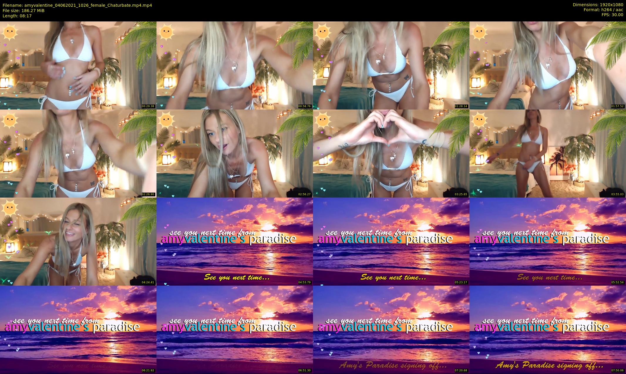 amyvalentine — 9 minute Chaturbate female cam show recording, 1080p, Jun 4, 2021