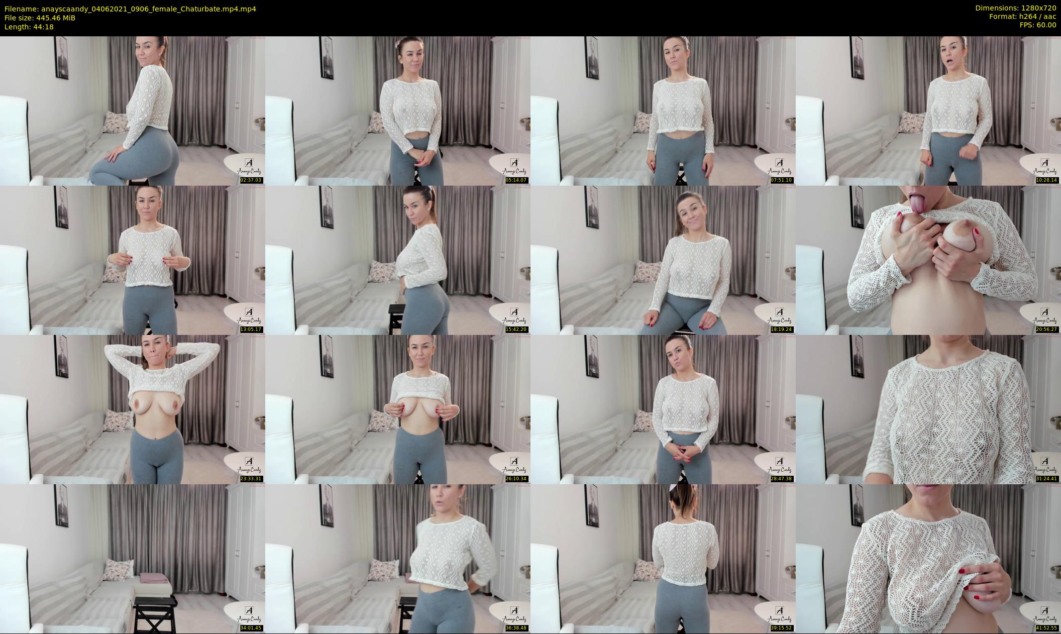 anayscaandy — 45 minute Chaturbate female cam show recording, 720p, Jun 4, 2021