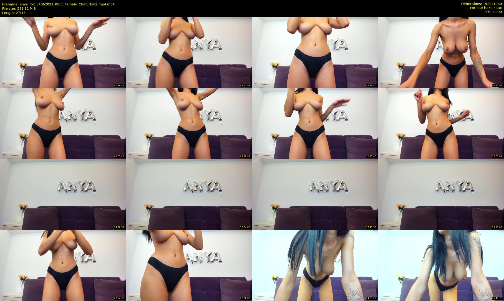 anya_fox — 28 minute Chaturbate female cam show recording, 1080p, Jun 4, 2021