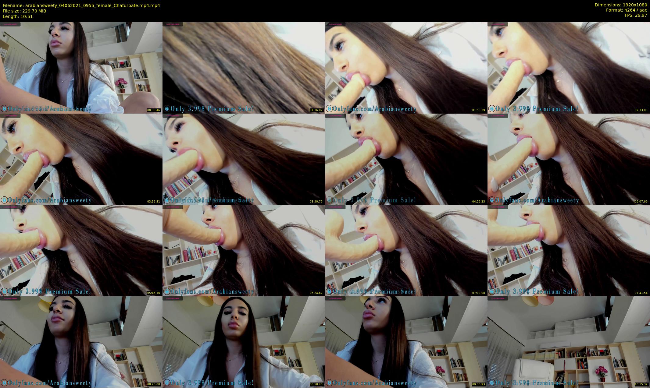 arabiansweety — 11 minute Chaturbate female cam show recording, 1080p, Jun 4, 2021