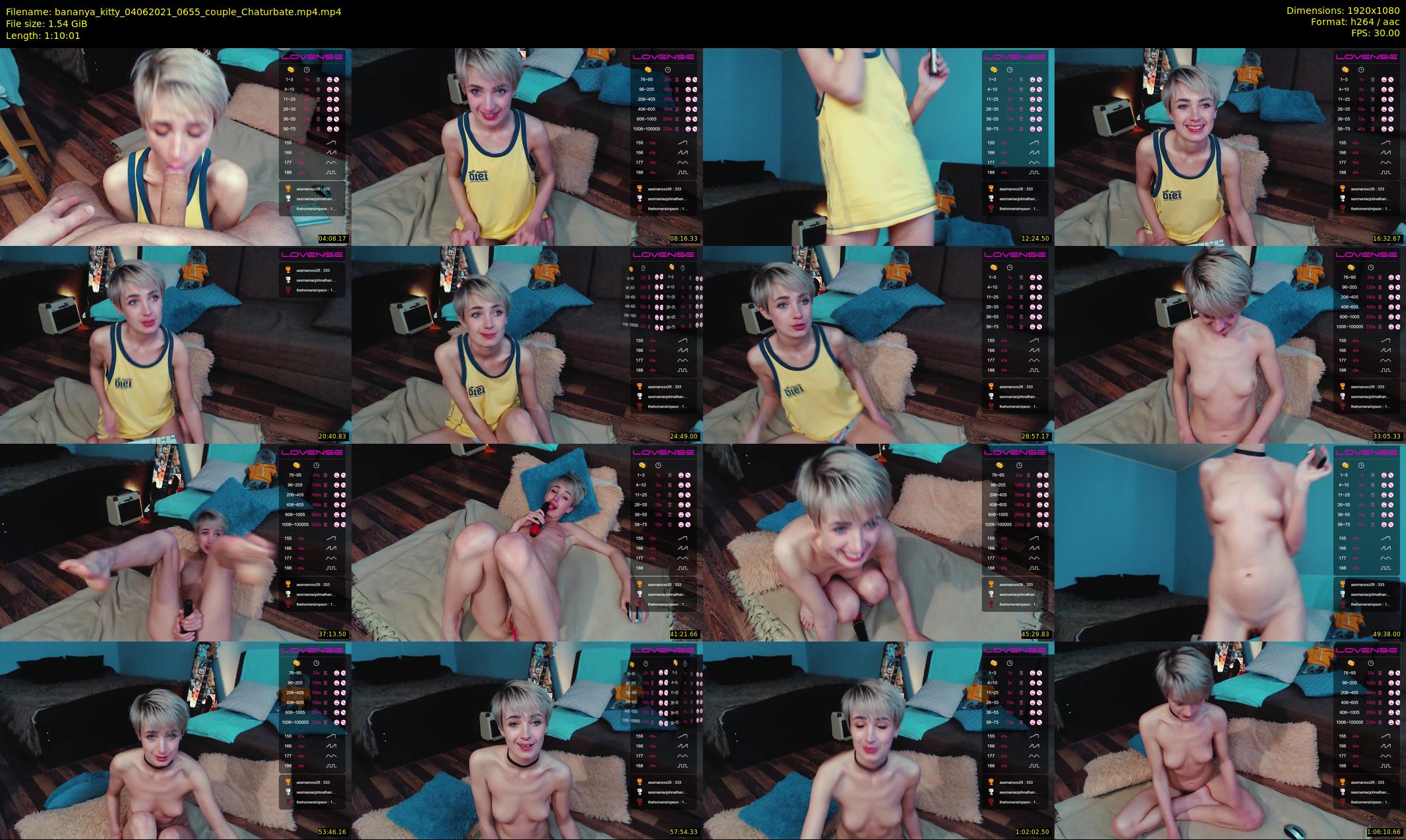 bananya_kitty — 71 minute Chaturbate couple cam show recording, 1080p, Jun 4, 2021