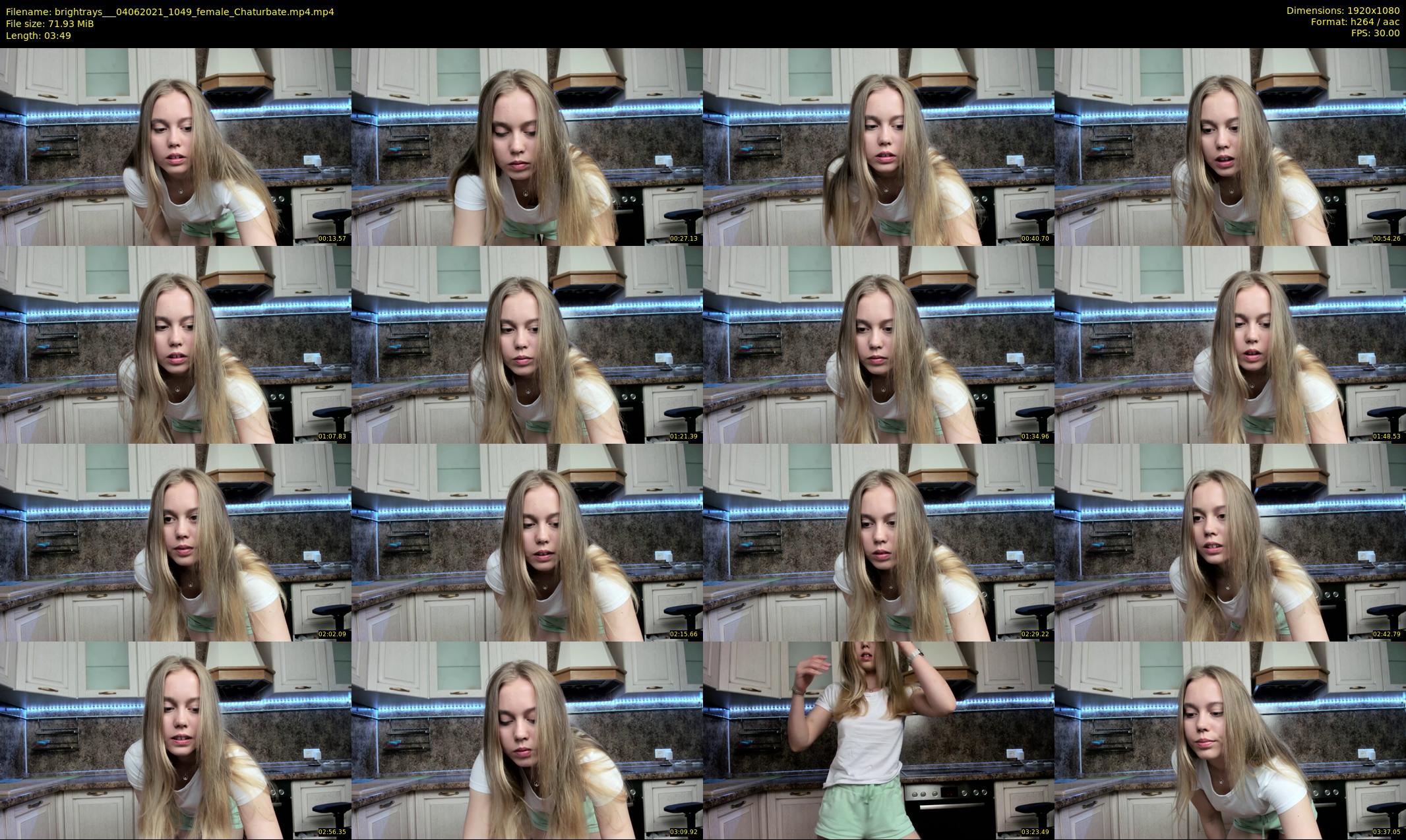 brightrays__ — 4 minute Chaturbate female cam show recording, 1080p, Jun 4, 2021