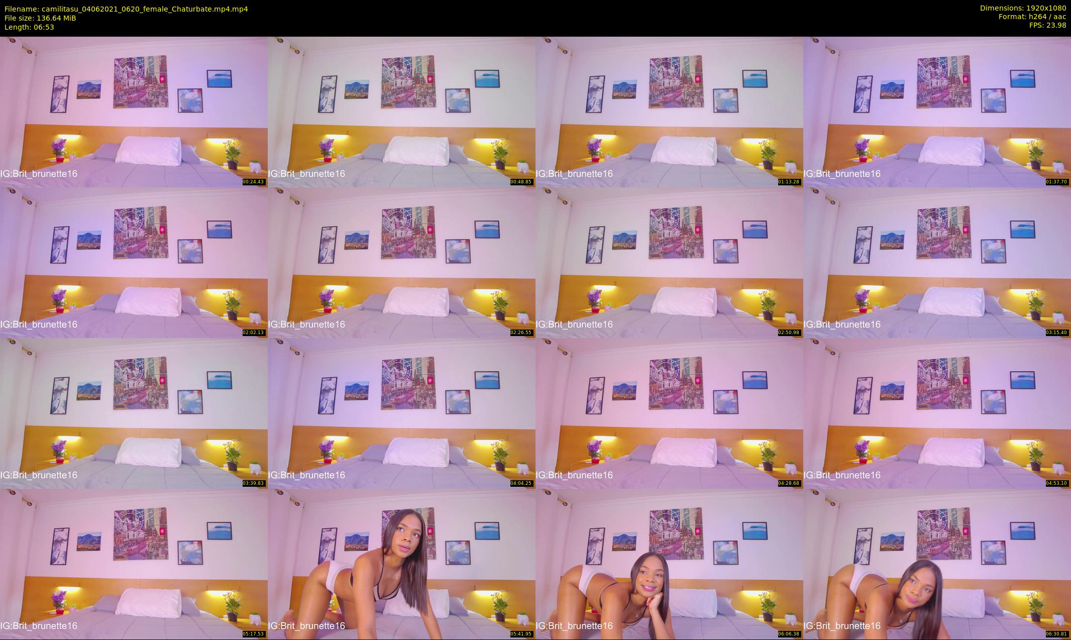 camilitasu — 7 minute Chaturbate female cam show recording, 1080p, Jun 4, 2021