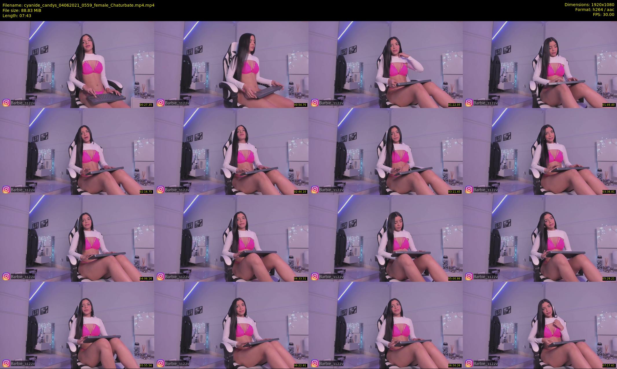 cyanide_candys — 8 minute Chaturbate female cam show recording, 1080p, Jun 4, 2021