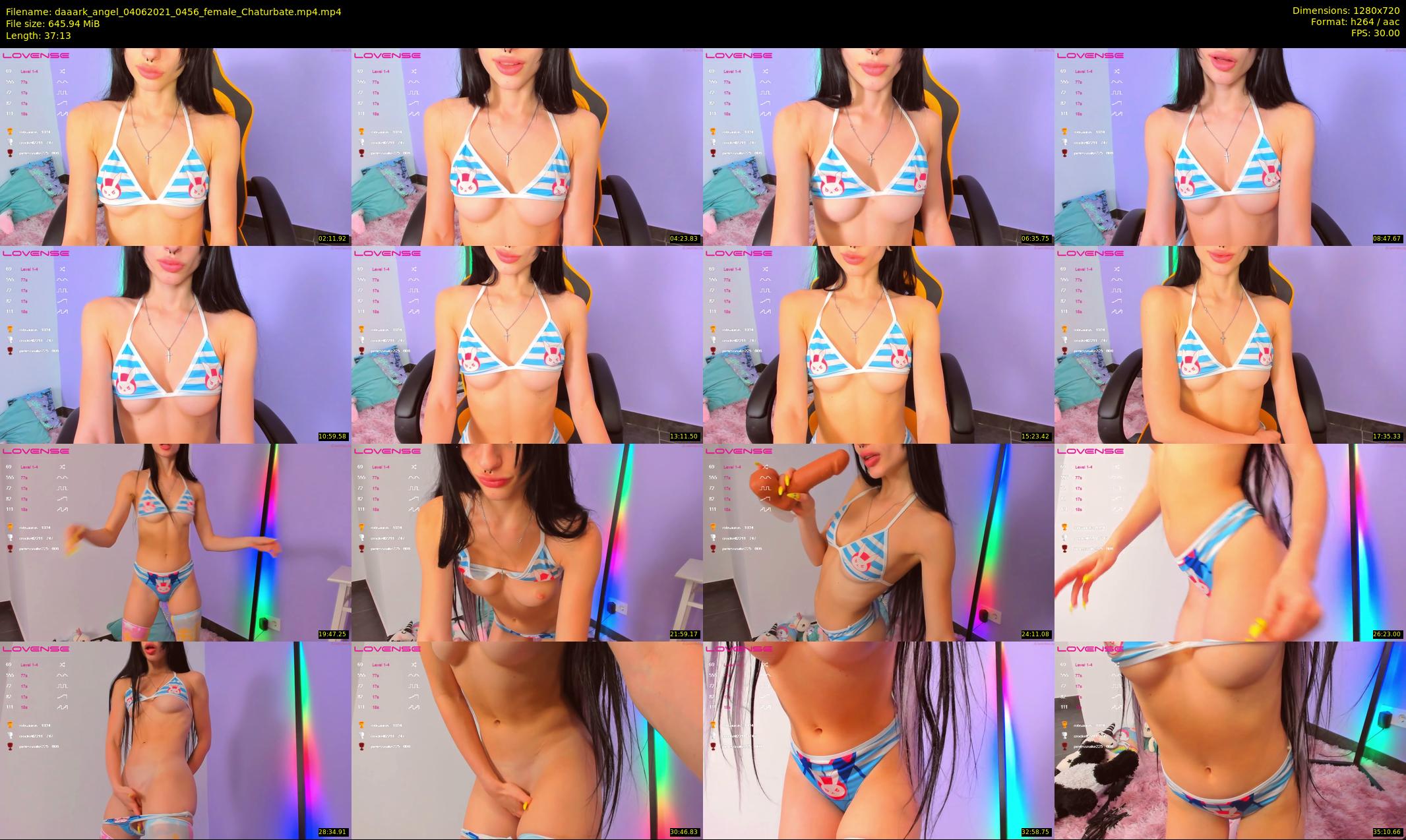 daaark_angel — 38 minute Chaturbate female cam show recording, 720p, Jun 4, 2021