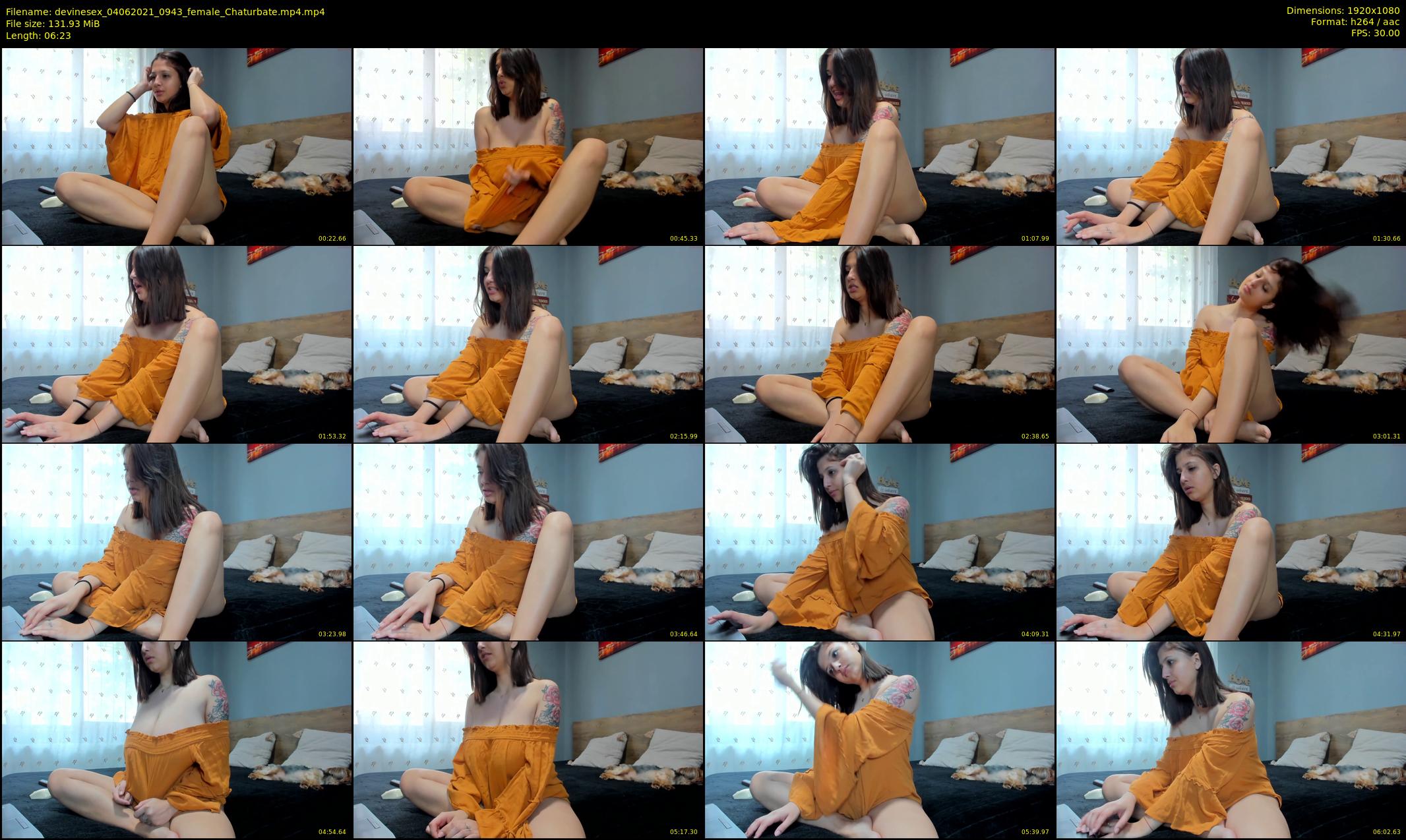 devinesex — 7 minute Chaturbate female cam show recording, 1080p, Jun 4, 2021