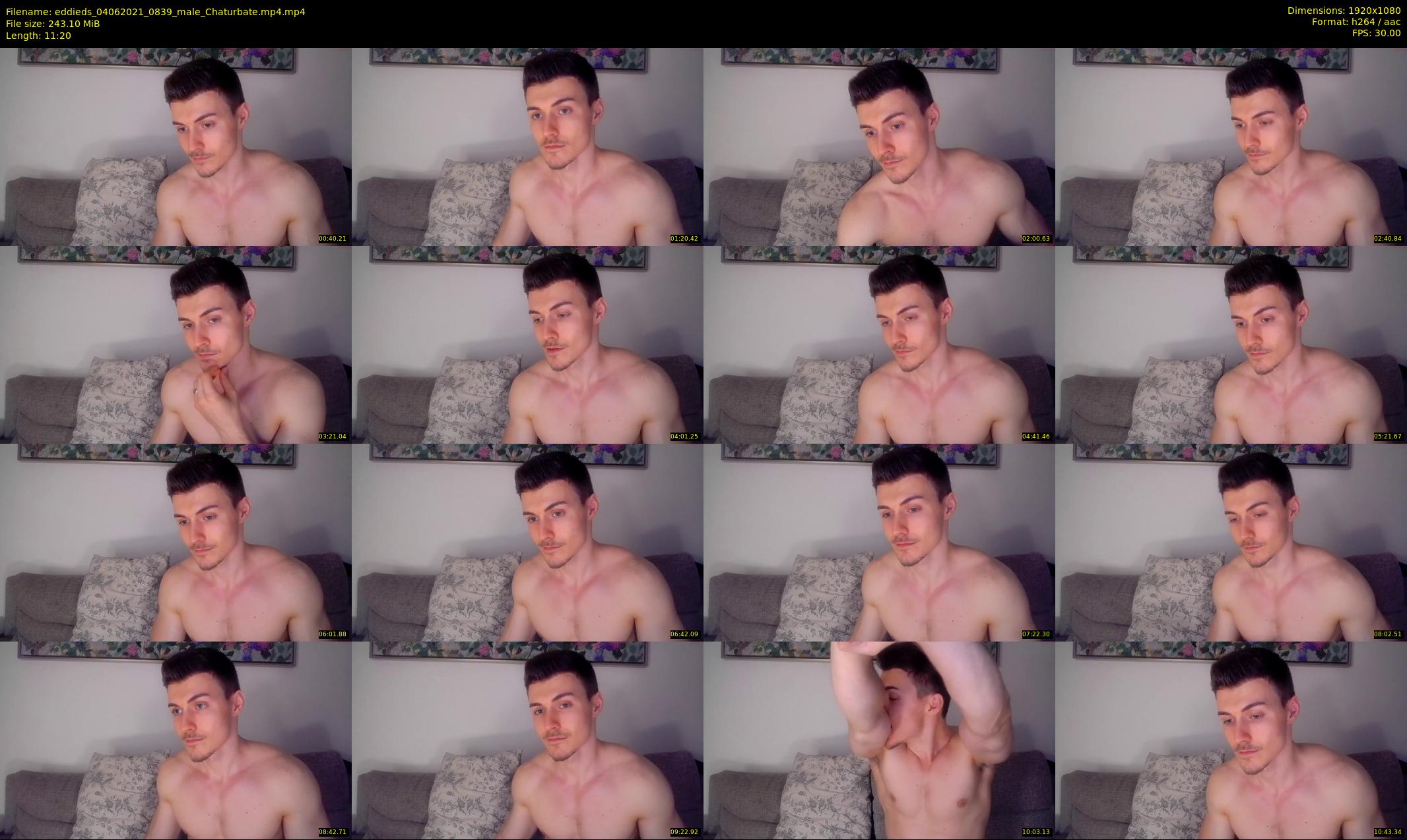 eddieds — 12 minute Chaturbate male cam show recording, 1080p, Jun 4, 2021