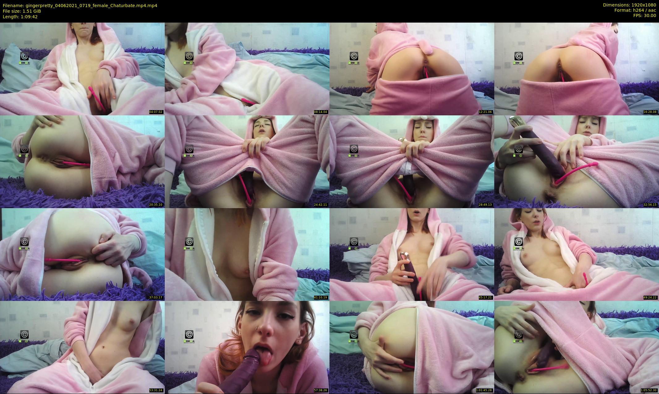 gingerpretty — 70 minute Chaturbate female cam show recording, 1080p, Jun 4, 2021