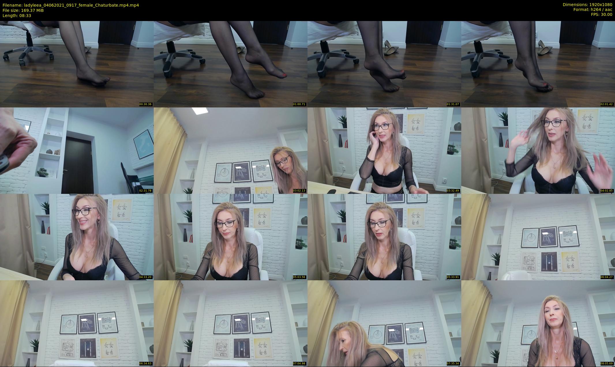 ladyleea — 9 minute Chaturbate female cam show recording, 1080p, Jun 4, 2021