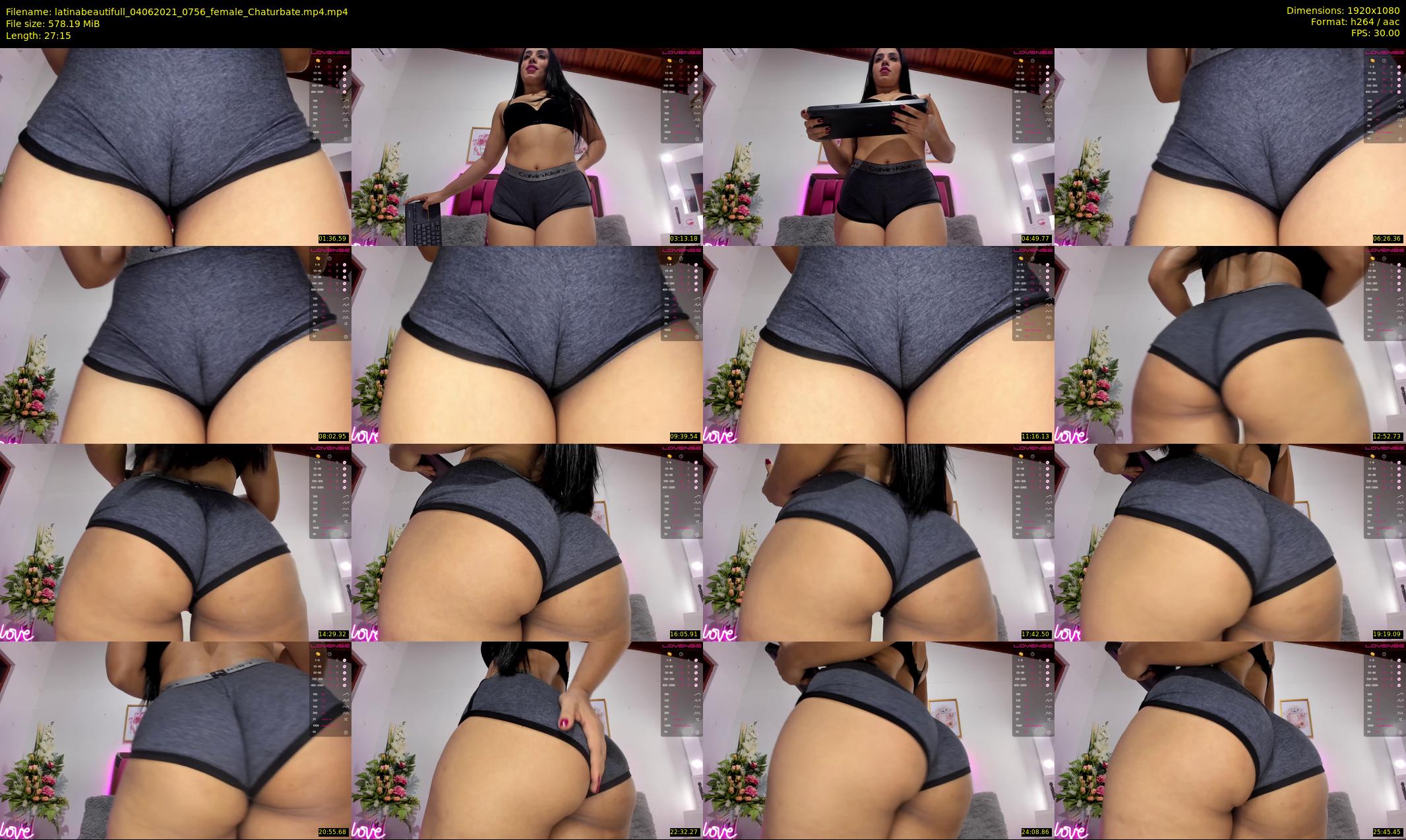 latinabeautifull — 28 minute Chaturbate female cam show recording, 1080p, Jun 4, 2021