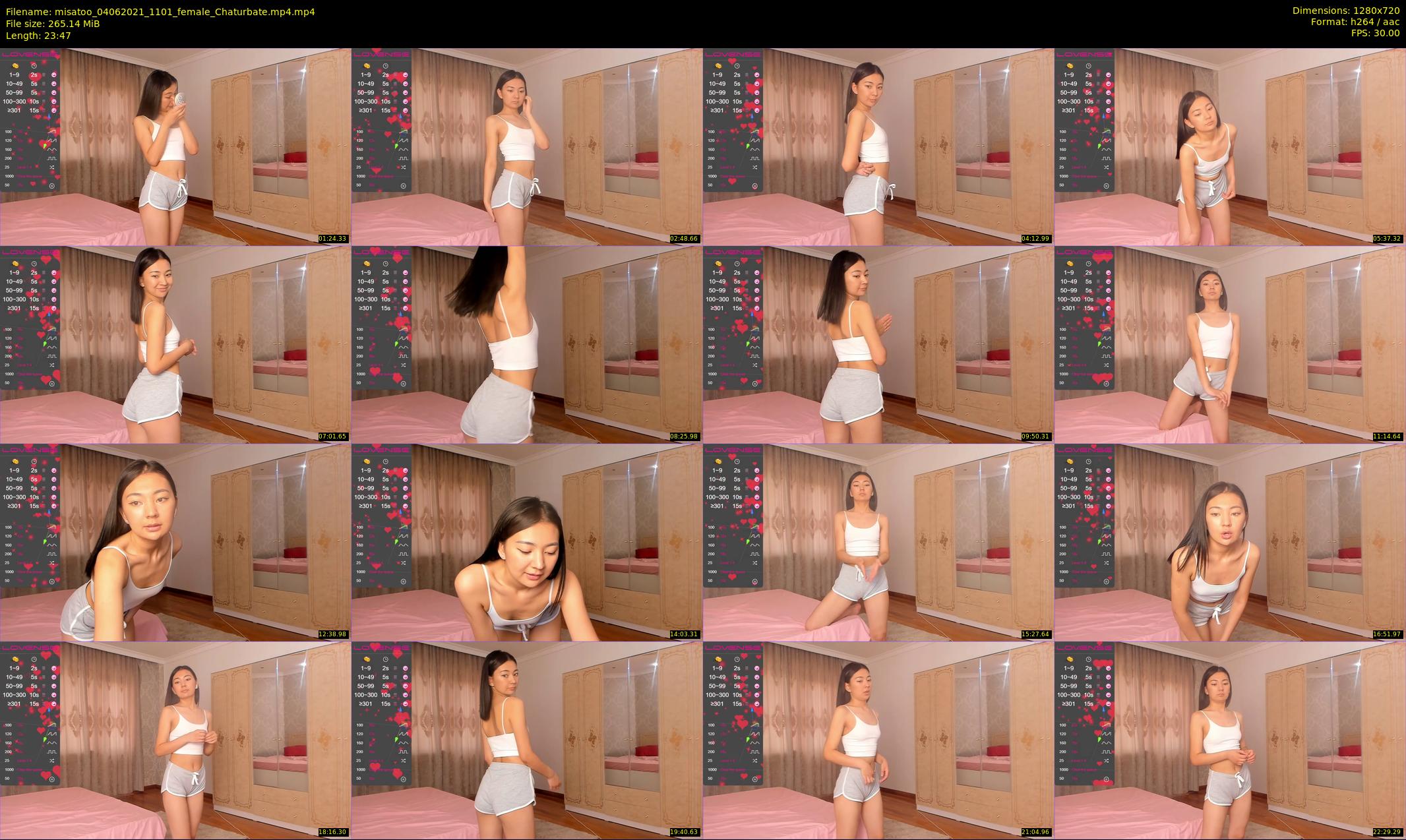 misatoo — 24 minute Chaturbate female cam show recording, 720p, Jun 4, 2021