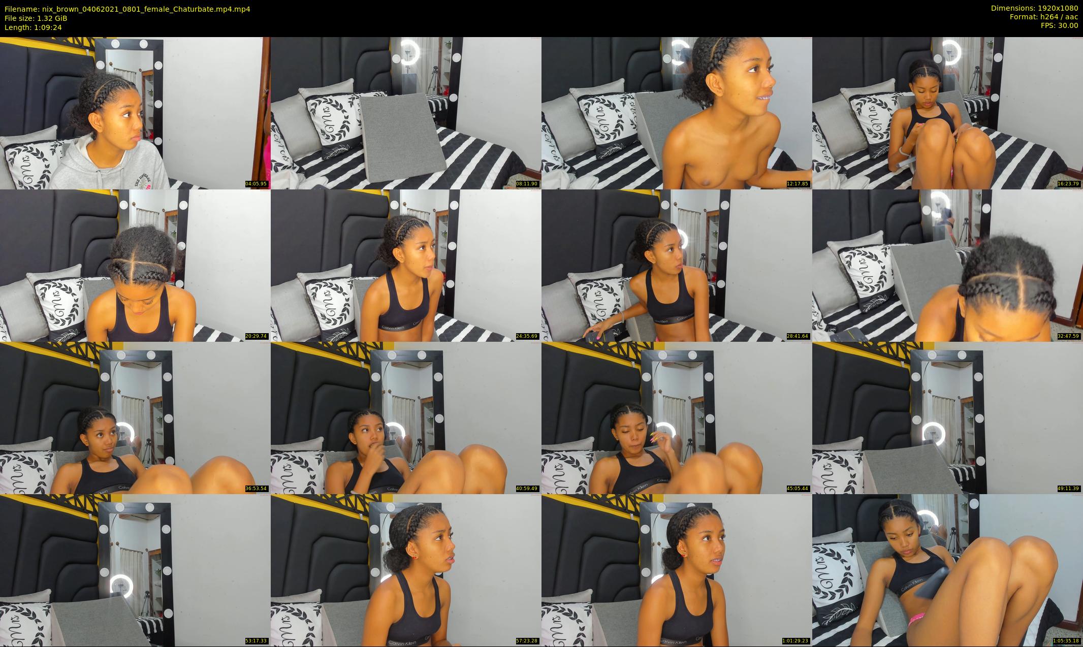 nix_brown — 70 minute Chaturbate female cam show recording, 1080p, Jun 4, 2021