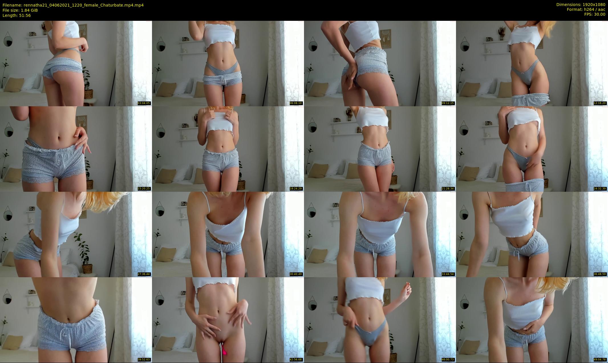 rennatha21 — 52 minute Chaturbate female cam show recording, 1080p, Jun 4, 2021