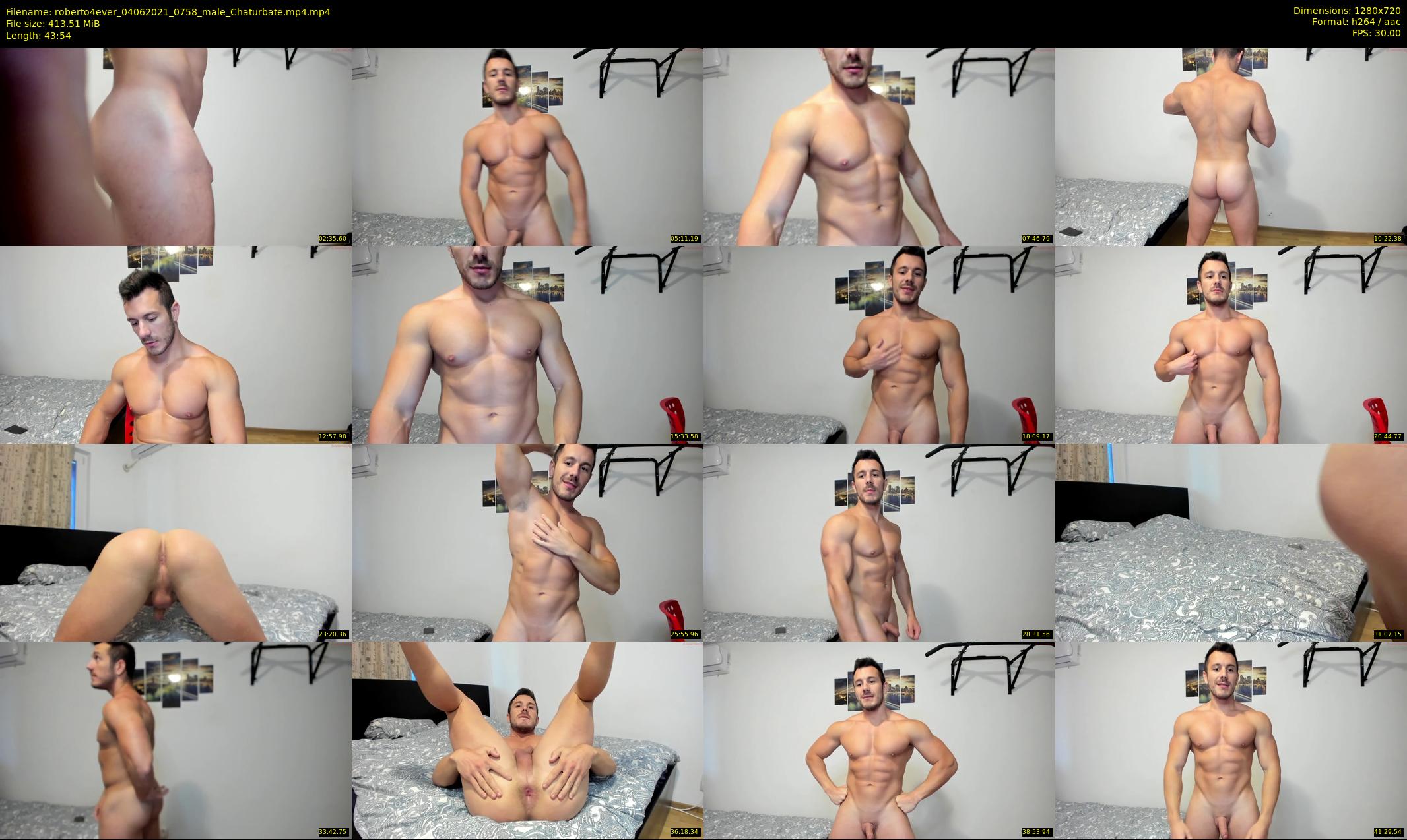 roberto4ever — 44 minute Chaturbate male cam show recording, 720p, Jun 4, 2021