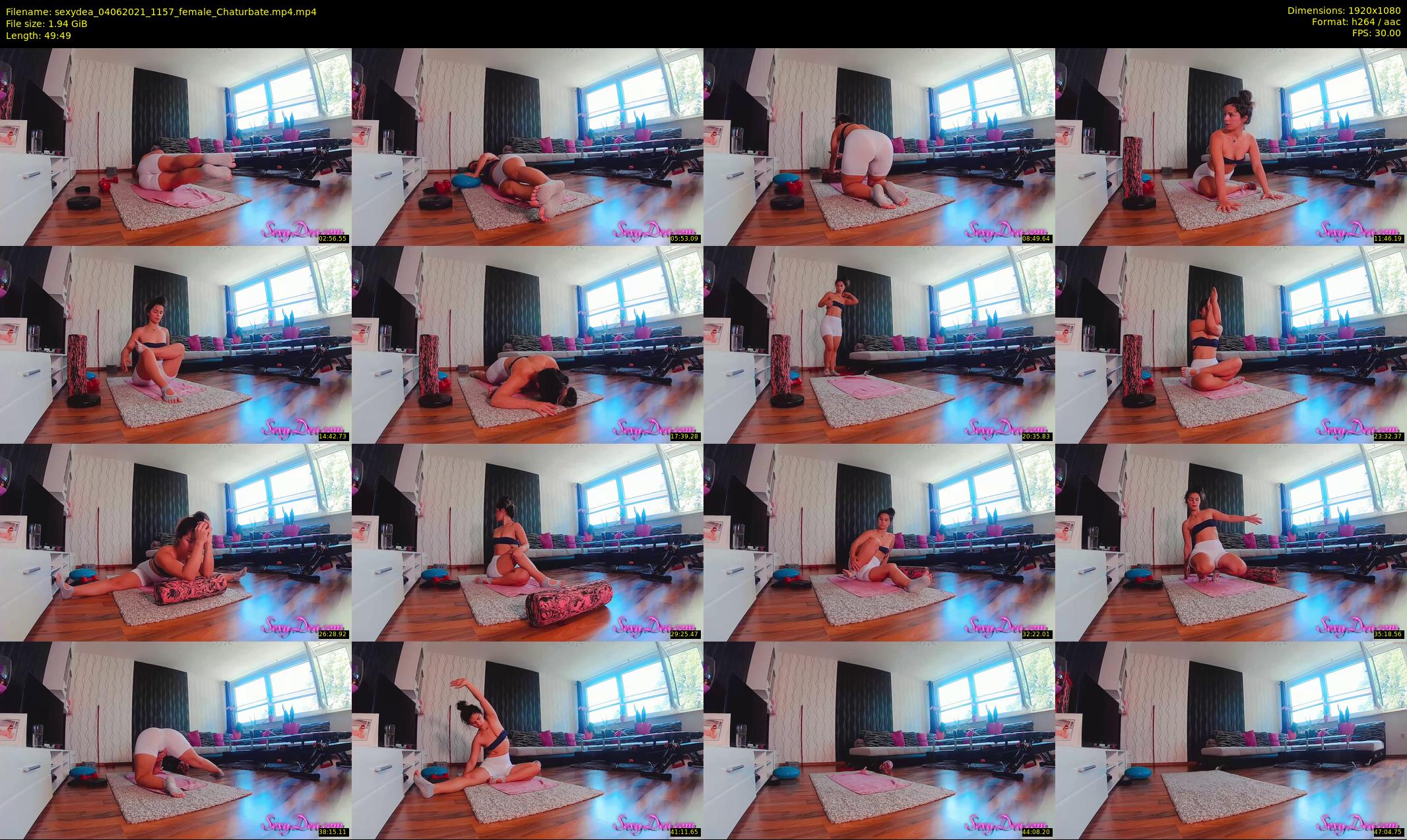 sexydea — 50 minute Chaturbate female cam show recording, 1080p, Jun 4, 2021