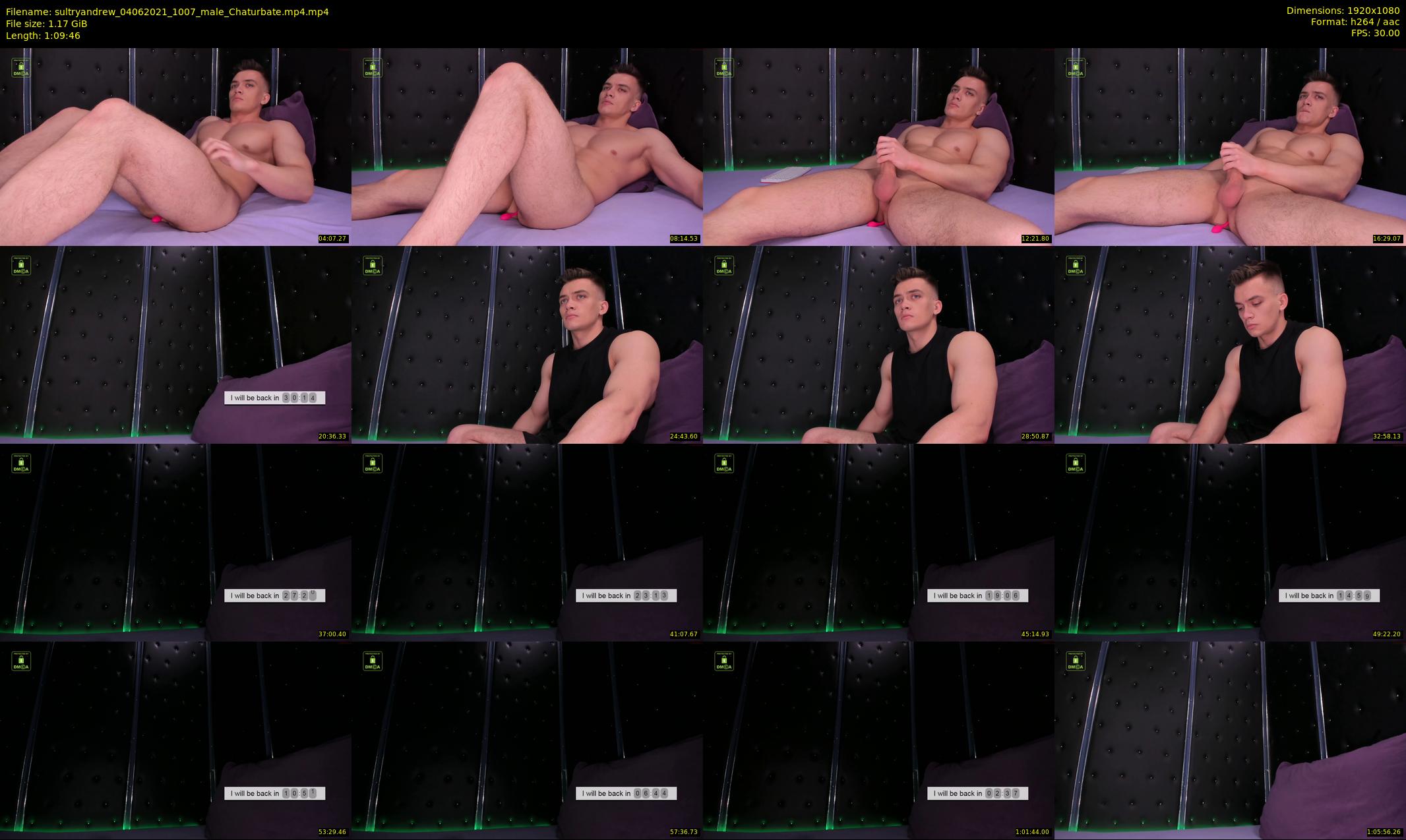 sultryandrew — 70 minute Chaturbate male cam show recording, 1080p, Jun 4, 2021