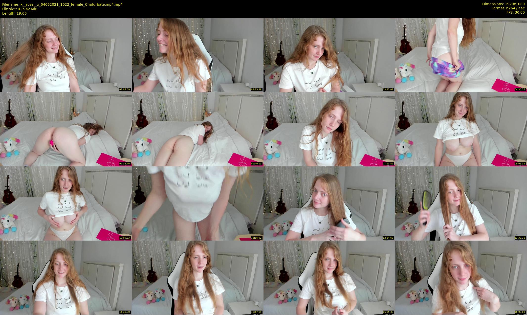 x__rose__x — 20 minute Chaturbate female cam show recording, 1080p, Jun 4, 2021