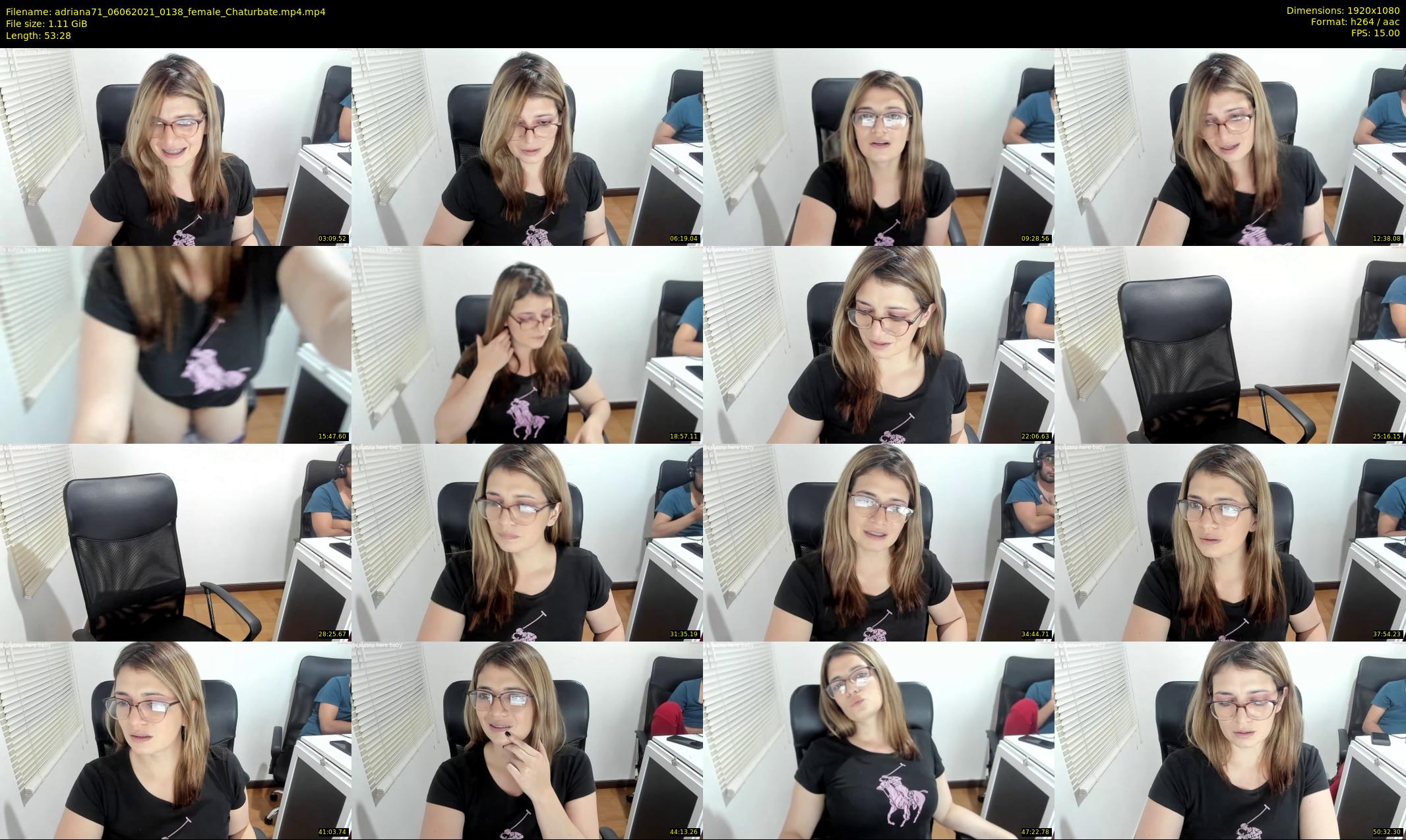 adriana71 — 54 minute Chaturbate couple cam show recording, 1080p, Jun 6, 2021