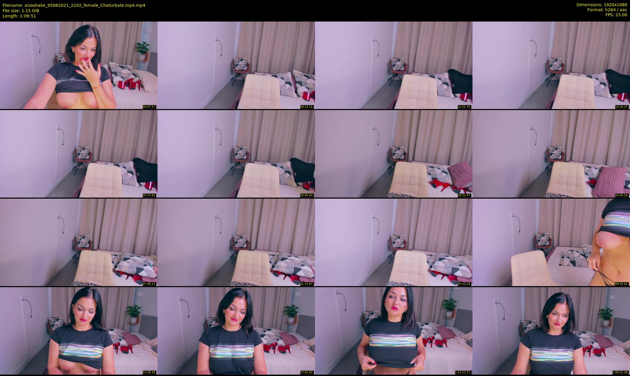 aizashake — 70 minute Chaturbate female cam show recording, 1080p, Jun 5, 2021