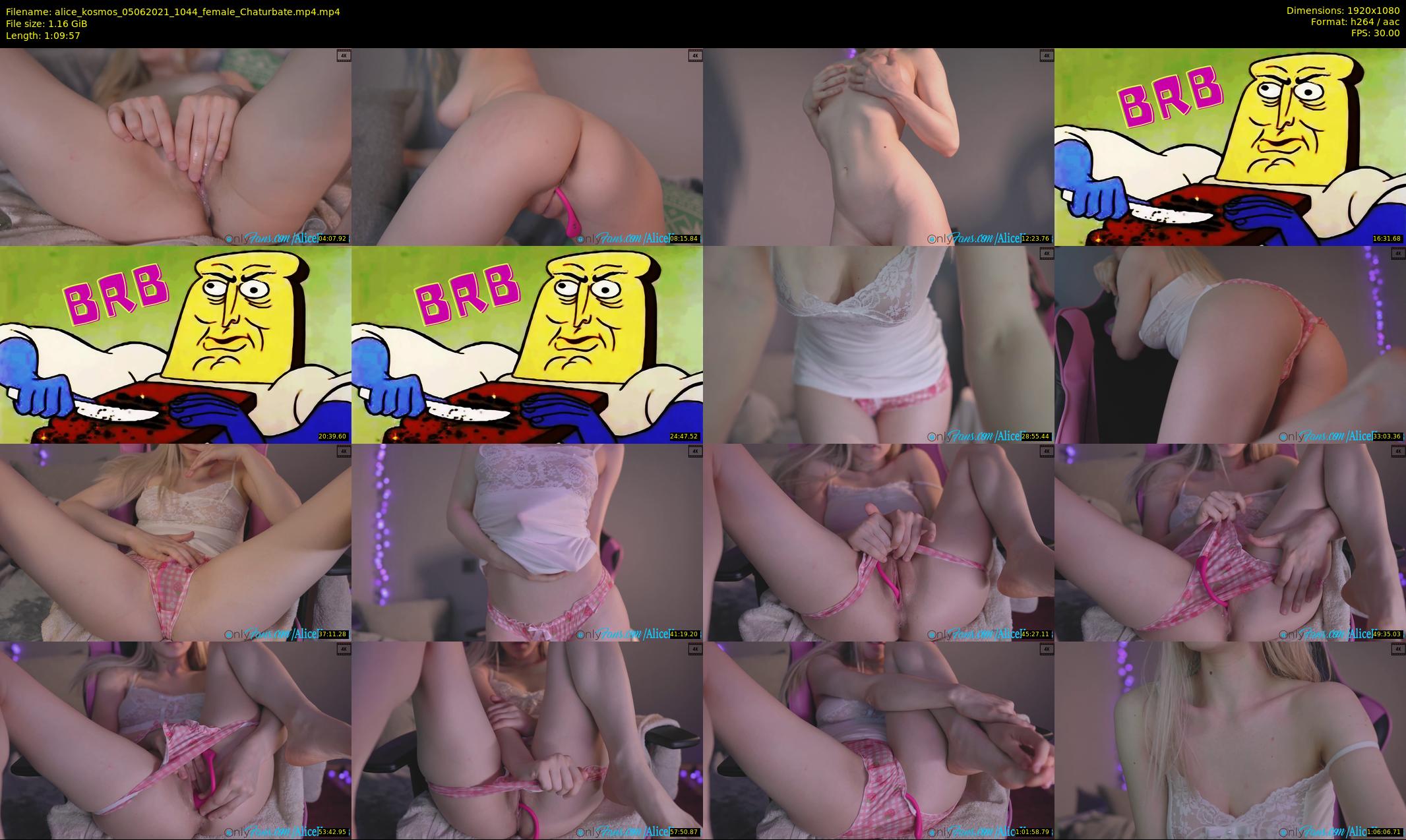 alice_kosmos — 70 minute Chaturbate female cam show recording, 1080p, Jun 5, 2021