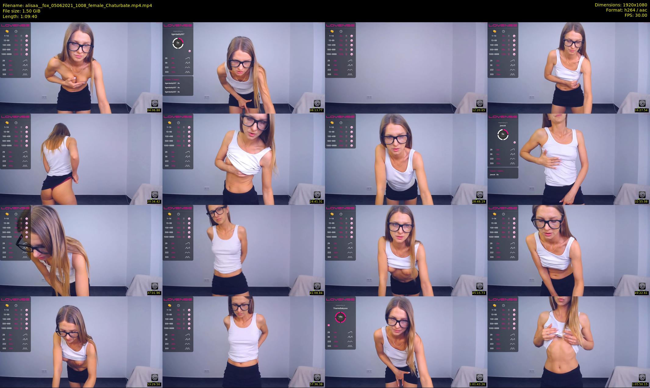 alisaa__fox — 70 minute Chaturbate female cam show recording, 1080p, Jun 5, 2021