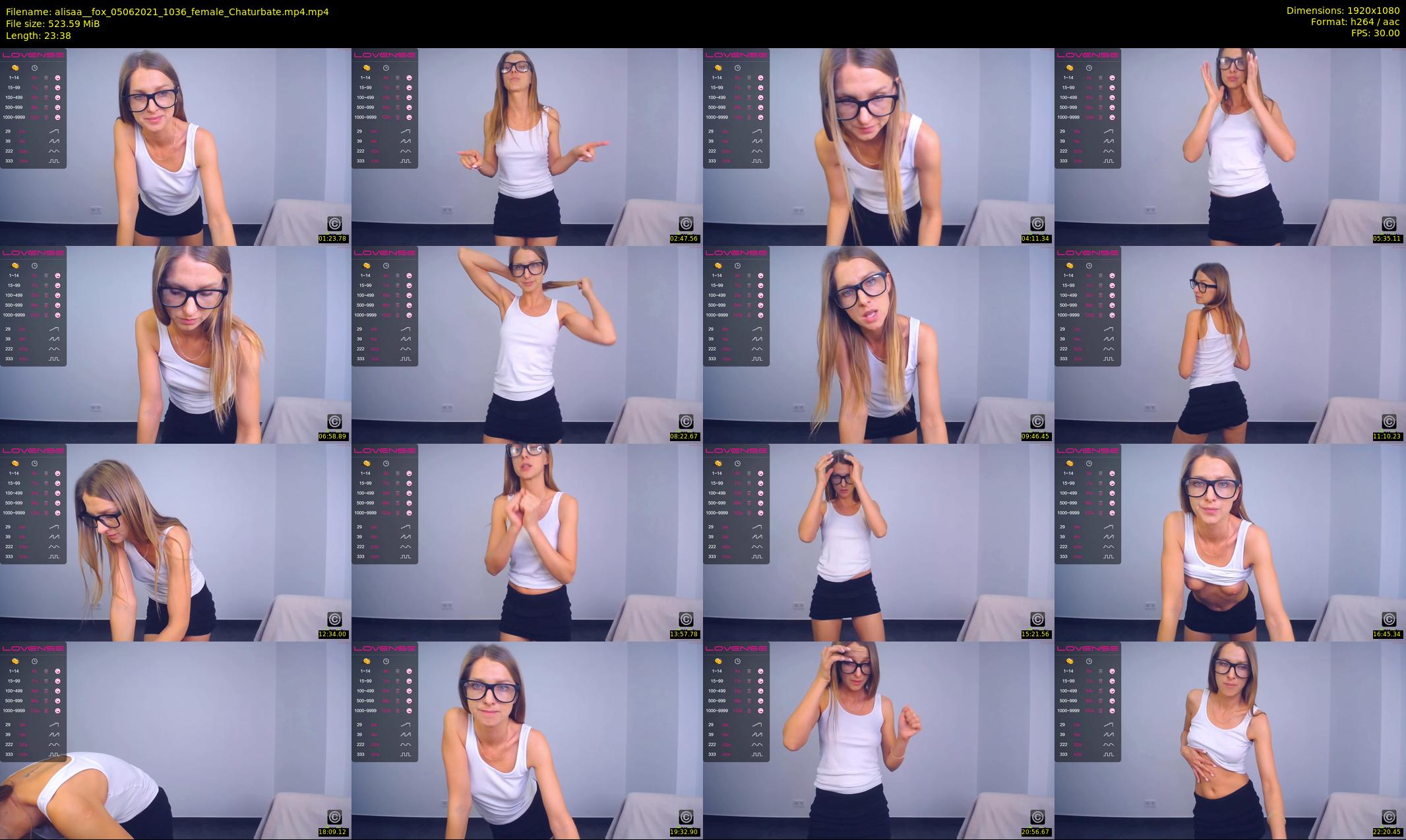 alisaa__fox — 24 minute Chaturbate female cam show recording, 1080p, Jun 5, 2021