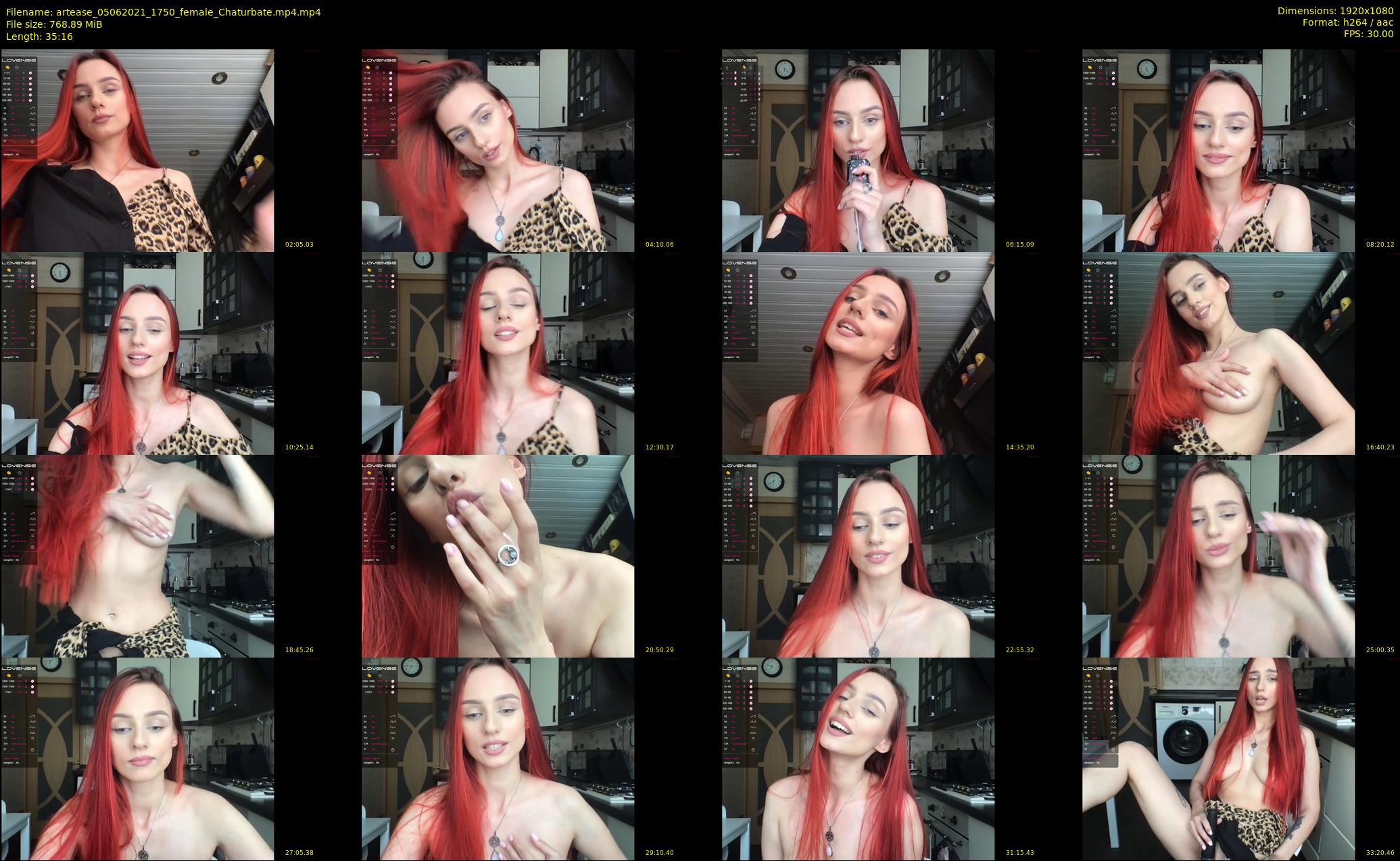 artease — 36 minute Chaturbate female cam show recording, 1080p, Jun 5, 2021