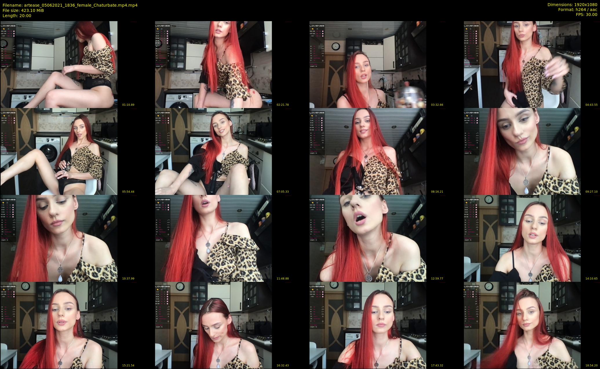 artease — 20 minute Chaturbate female cam show recording, 1080p, Jun 5, 2021