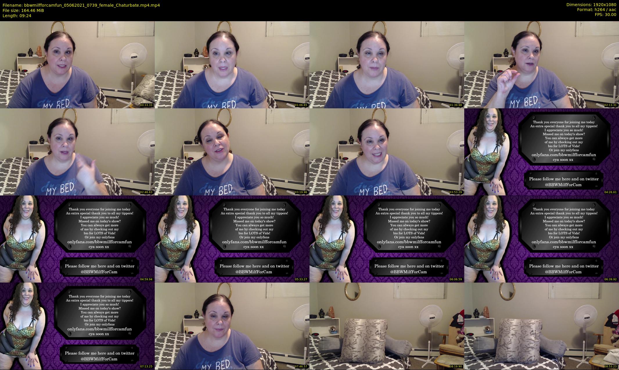 bbwmilfforcamfun — 10 minute Chaturbate female cam show recording, 1080p, Jun 5, 2021