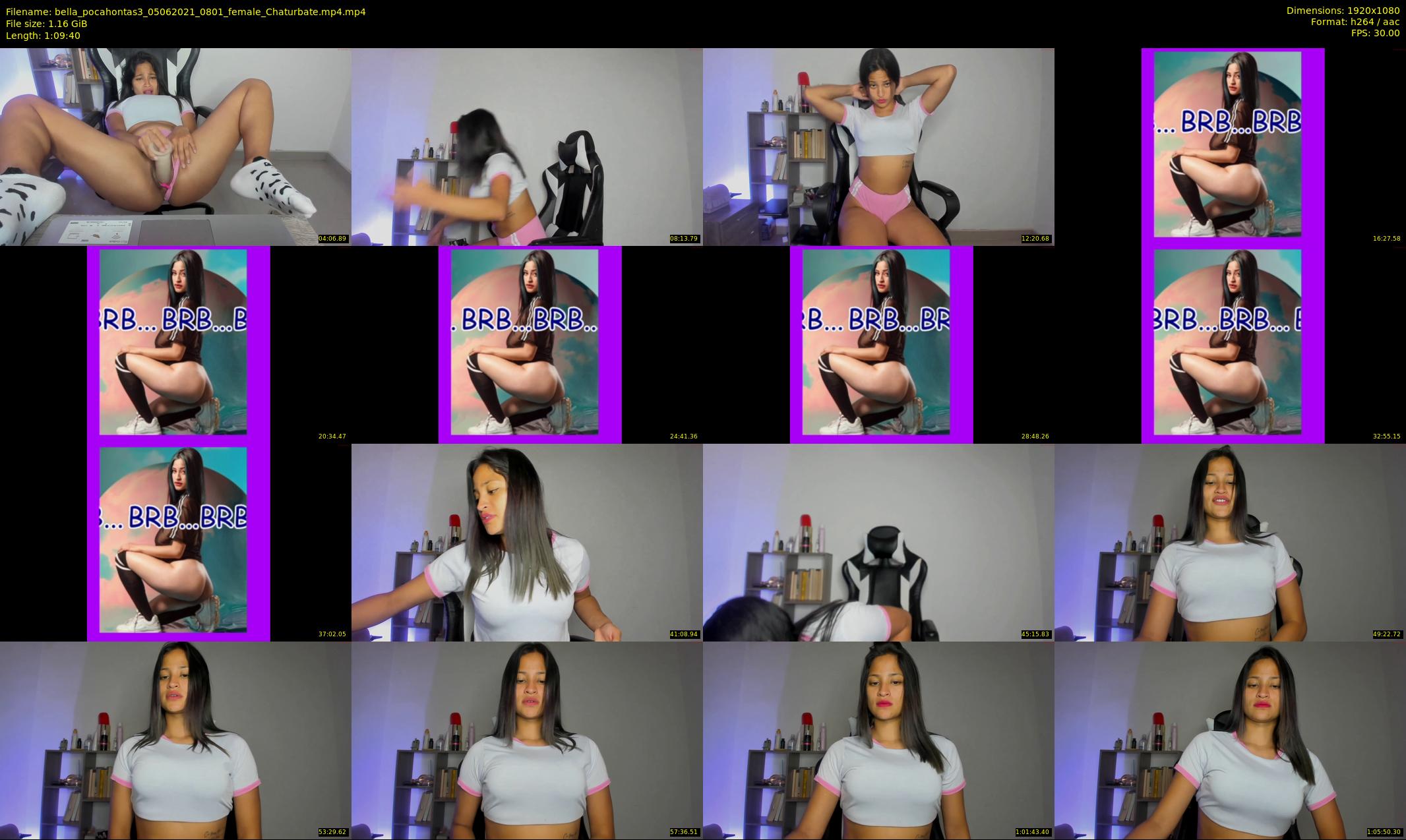 bella_pocahontas3 — 70 minute Chaturbate female cam show recording, 1080p, Jun 5, 2021